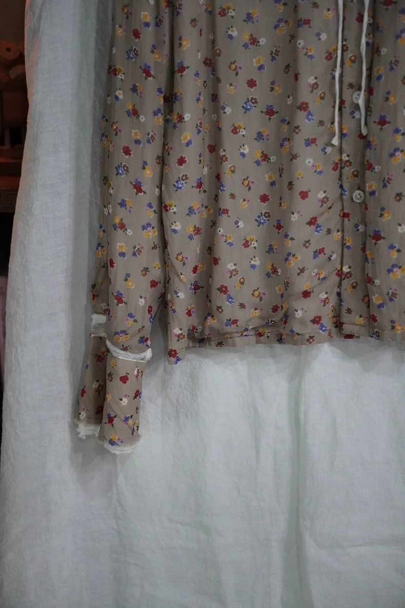 Other Comme Des Garcons Rei Nakagukawa Printed Double Shirt Size S / US 4 / IT 40 - 4 Thumbnail