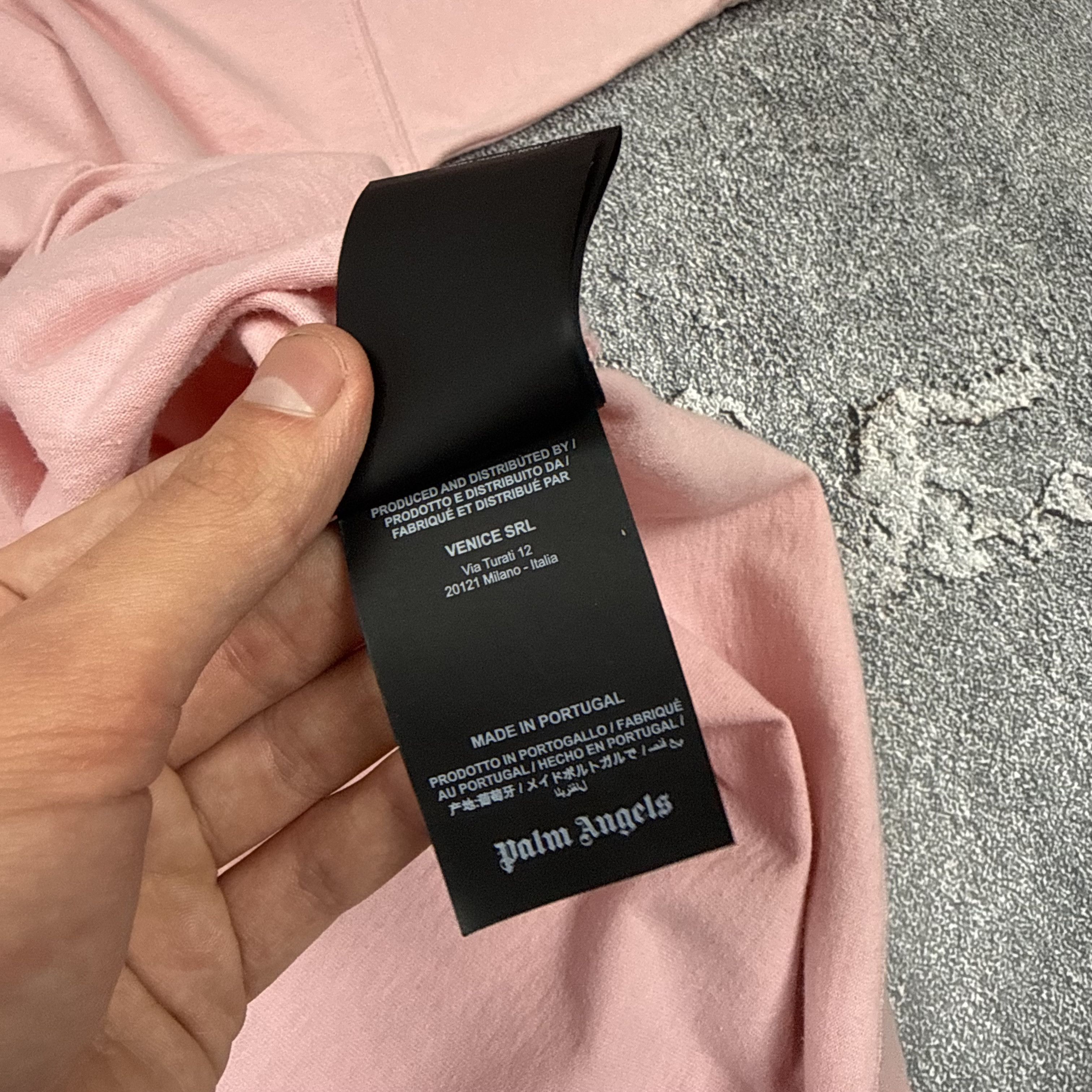 Palm Angels Palm Angels Pink Classic Logo Oversized T-shirt Size US L / EU 52-54 / 3 - 10 Thumbnail