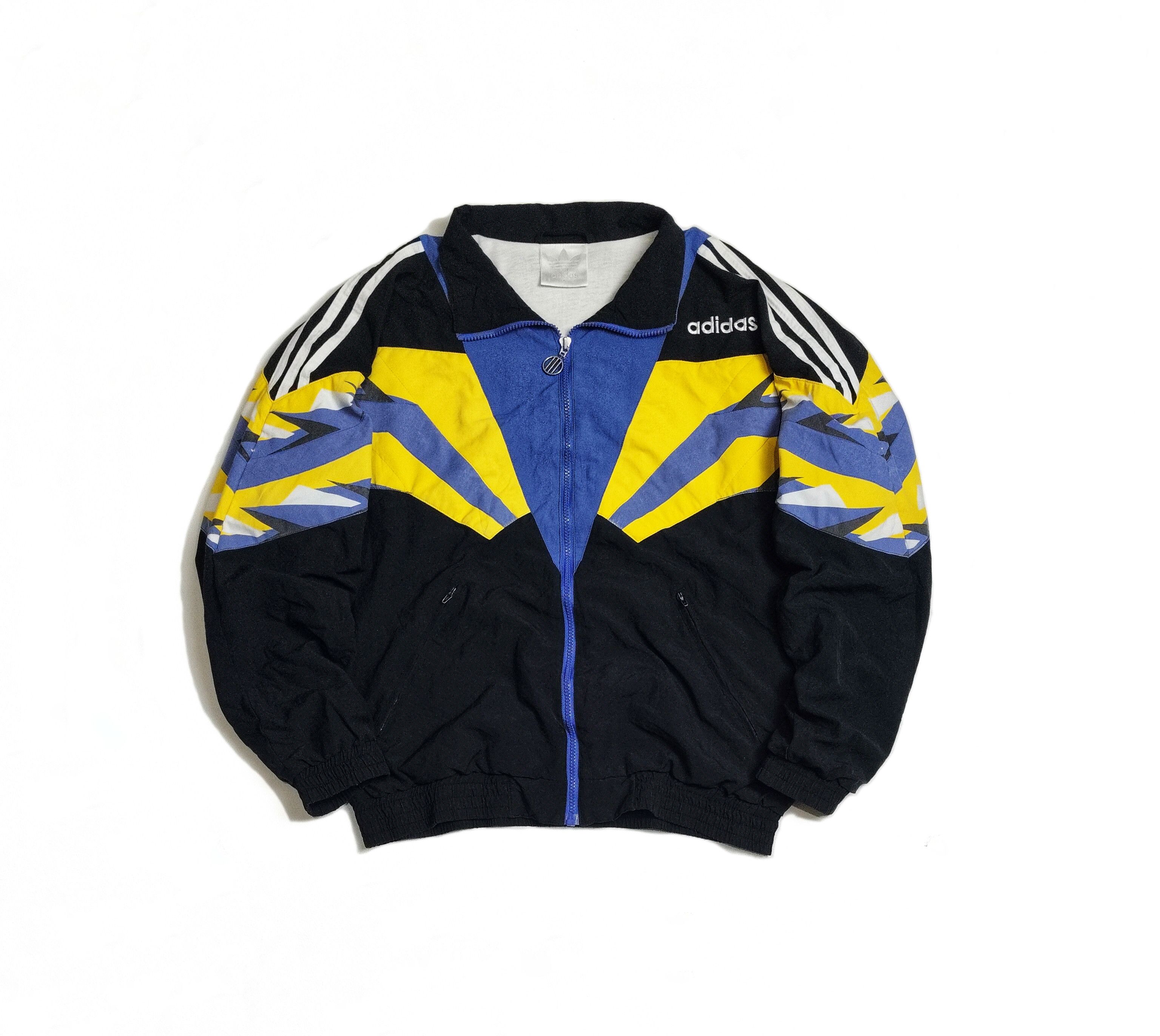 Adidas 💥SOLD💥 Vintage Adidas Geometric Pattern Track Jacket Size US L / EU 52-54 / 3 - 1 Thumbnail