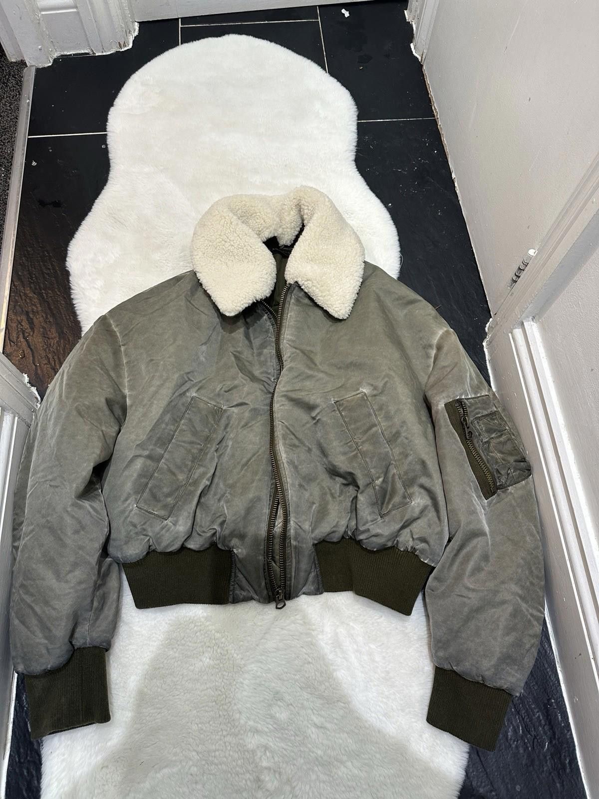 Zara ZARA Coat Bomber , Washed Effect Coat Size M Size M / US 6-8 / IT 42-44 - 1 Thumbnail