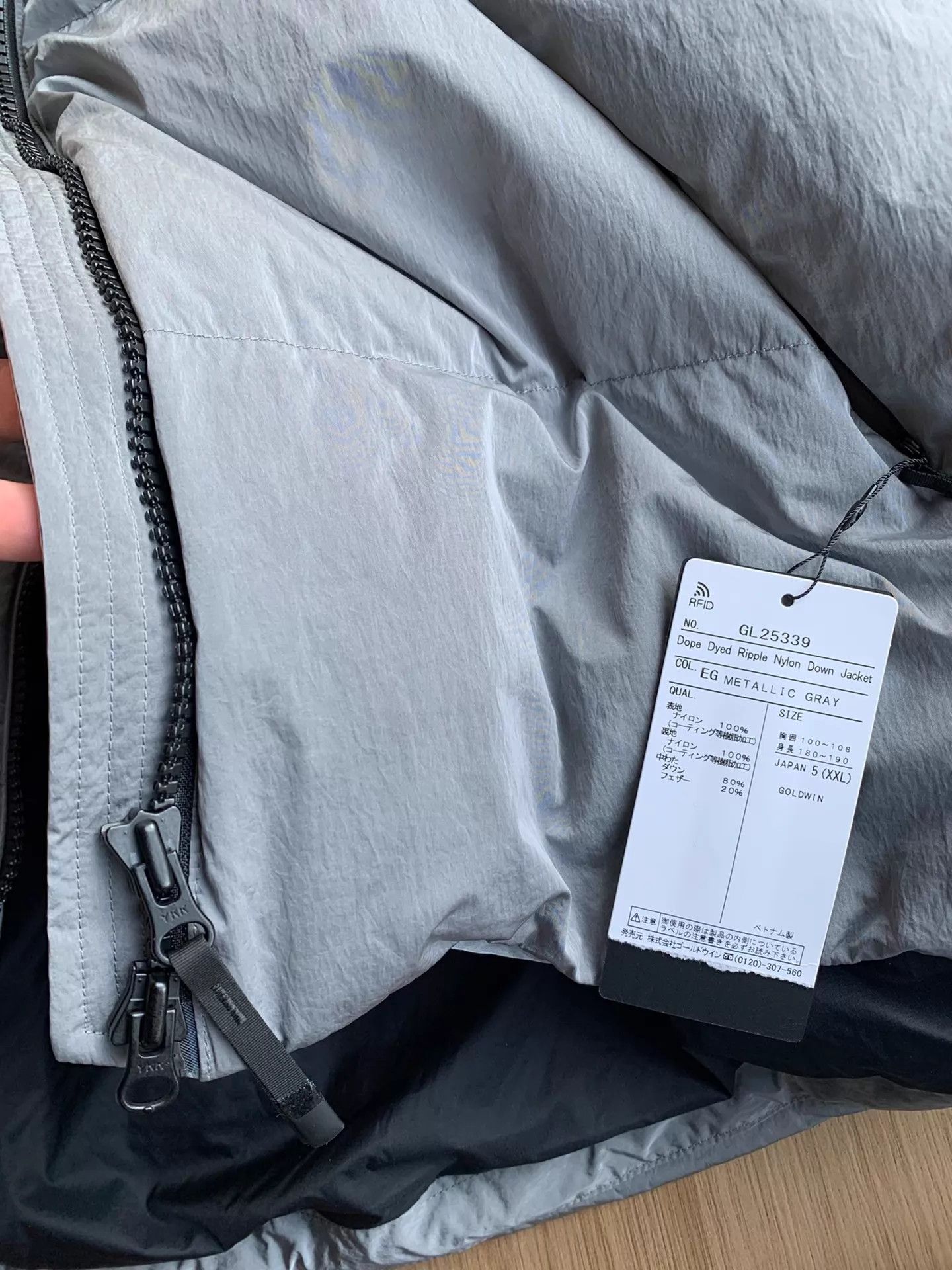Goldwin GOLDWIN DD RP Dyed Nylon Down Puffer JKT GL25339 5 Size US S / EU 44-46 / 1 - 6 Thumbnail
