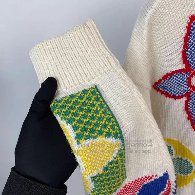 Louis Vuitton Louis Vuitton Large tricolor flower round neck long-sleeve Size US S / EU 44-46 / 1 - 5 Thumbnail