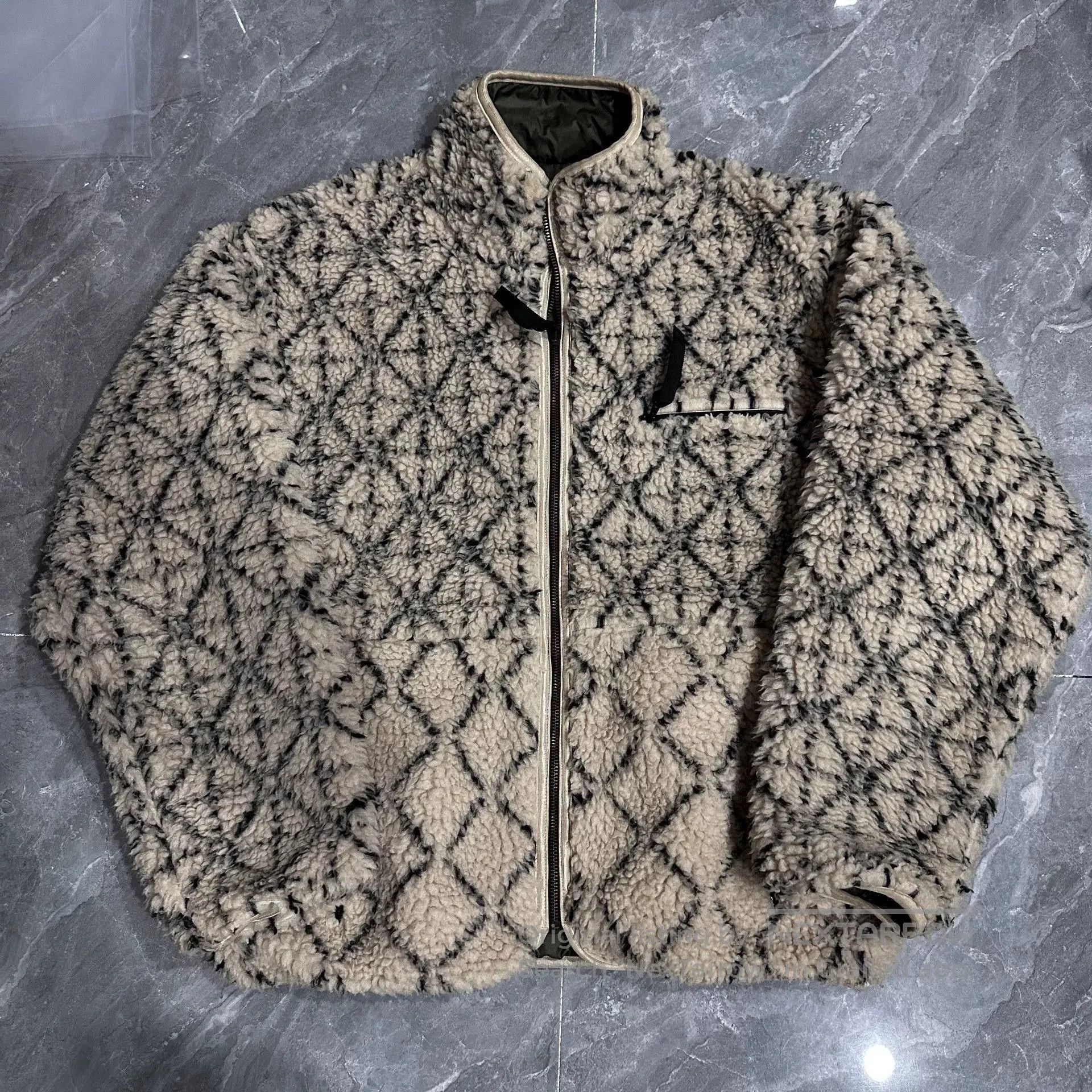 Kapital Reversible Lamb Fleece Jacket.
