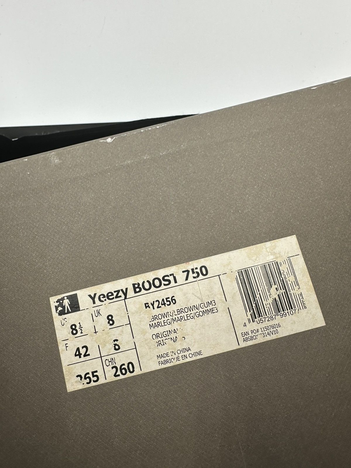Yeezy Adidas Yeezy Boost 750 Chocolate Size US 8.5 / EU 41-42 - 10 Thumbnail