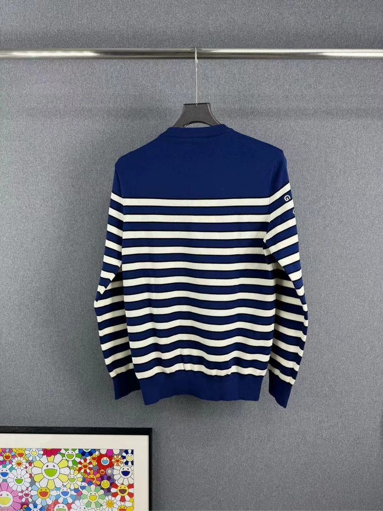 Givenchy Givenchy Givenchy Blue Striped Knit Sweater Size S -2507 Size US S / EU 44-46 / 1 - 2 Thumbnail