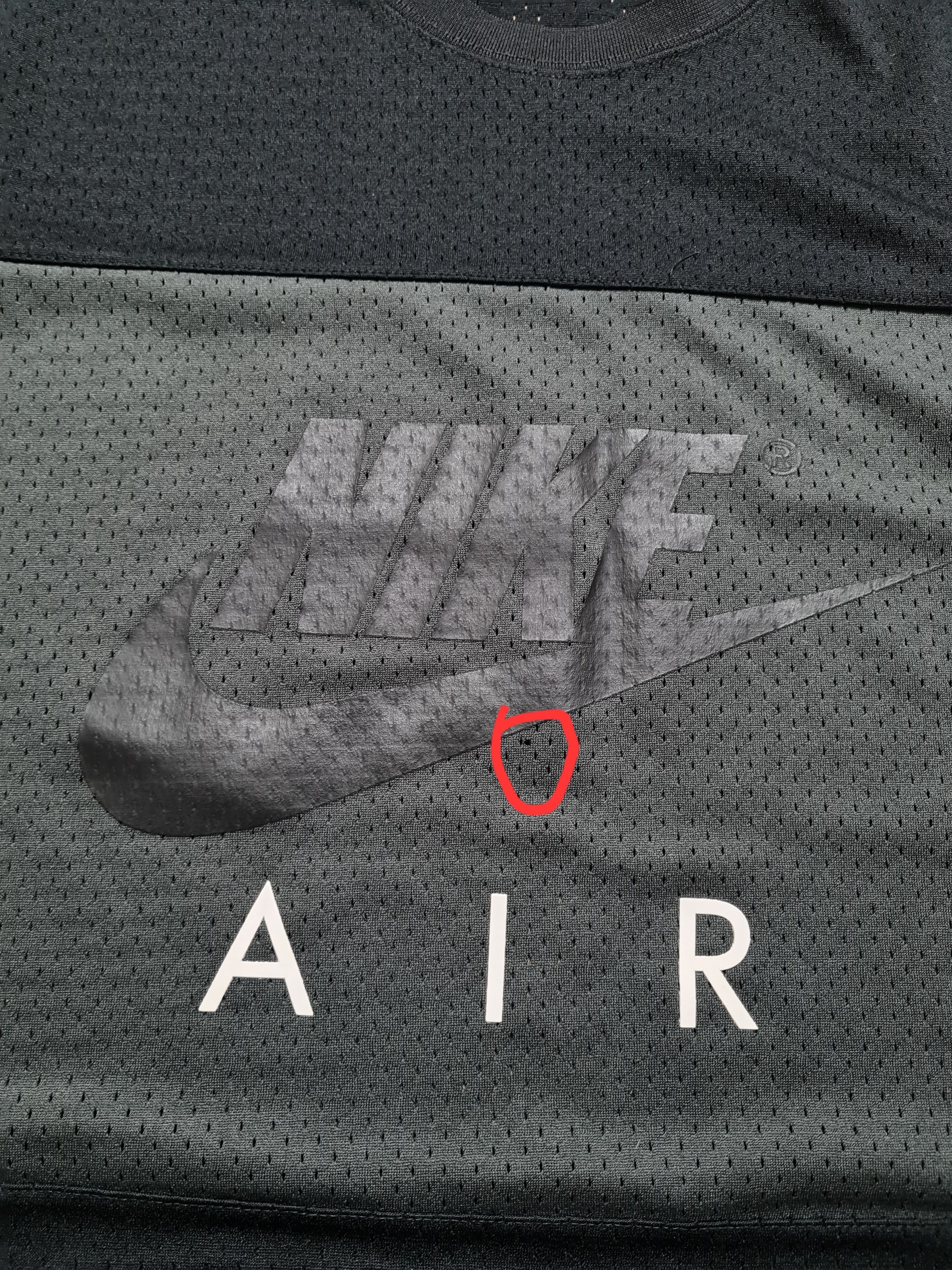 Nike Nike Air Long Sleeve Crew Mesh Shirt Max Black Grey T-shirt Size US L / EU 52-54 / 3 - 6 Thumbnail