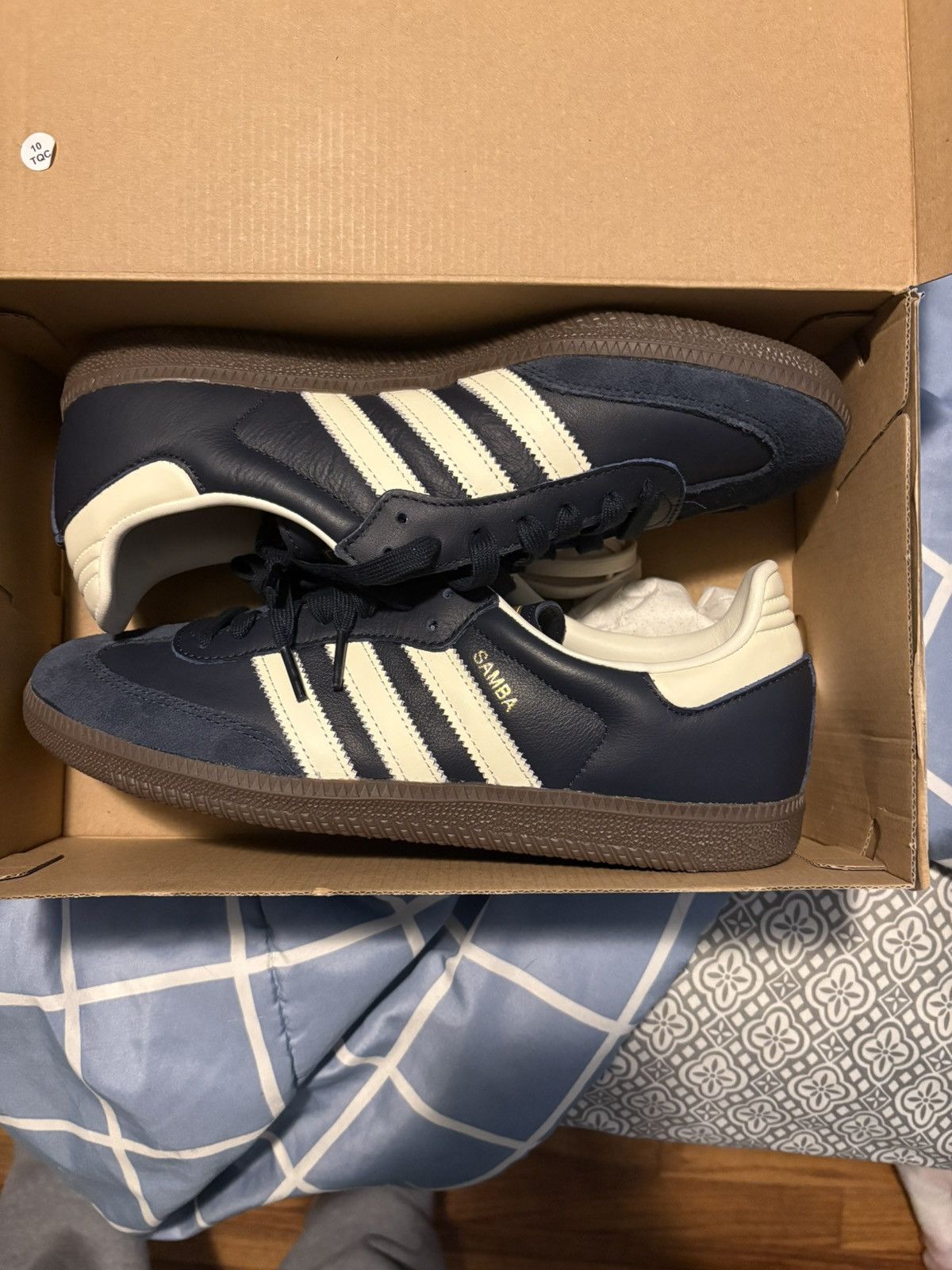 Adidas Sambas (Navy) Size US 9.5 / EU 42-43 - 1 Thumbnail