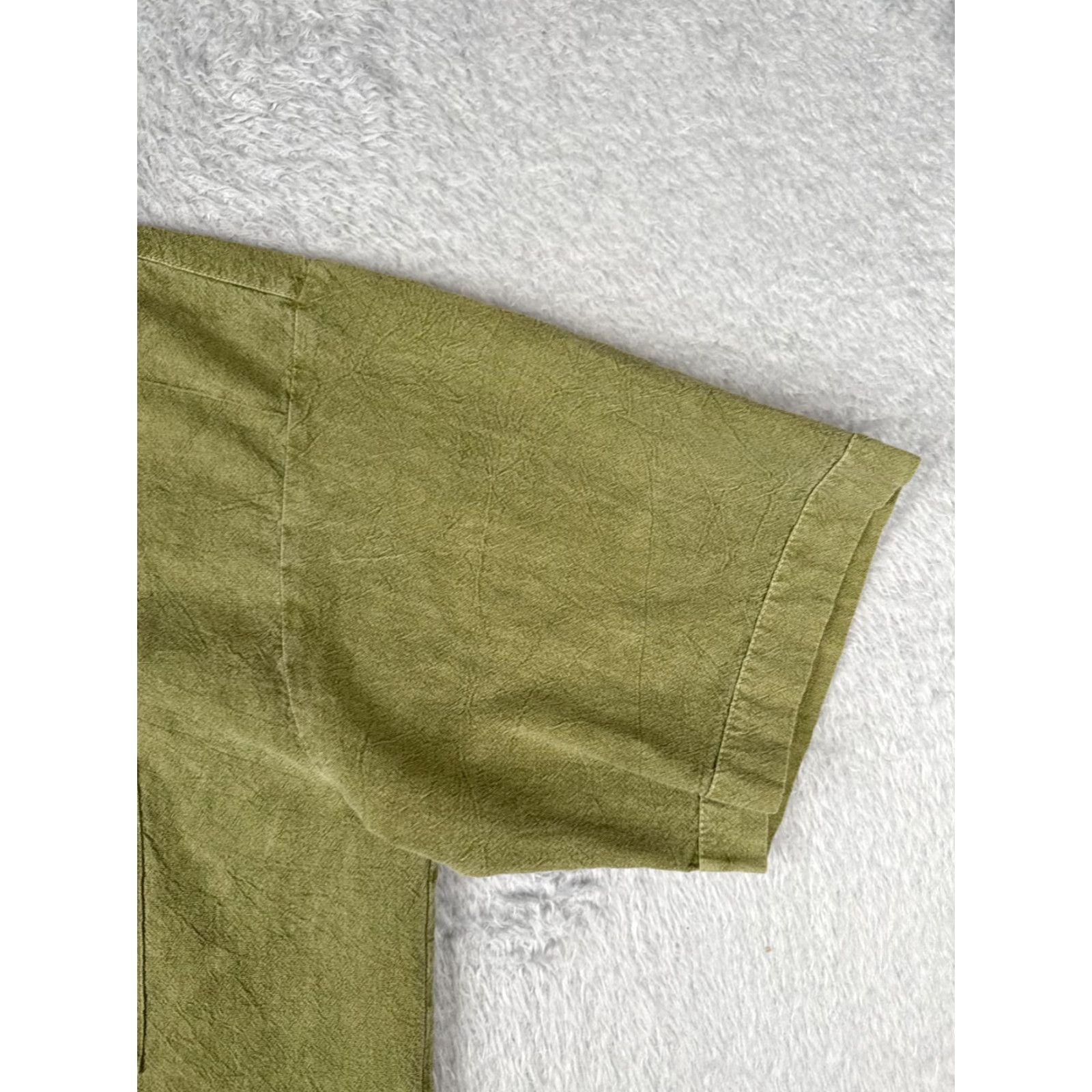 Vintage Miro Overseas Polo Shirt Men 2XL Green Cotton Knit Pocket Polo Shirt Men Green 2XL Oversized Casual Business Travel Golf Beach Outdoors Size US XXL / EU 58 / 5 - 4 Thumbnail