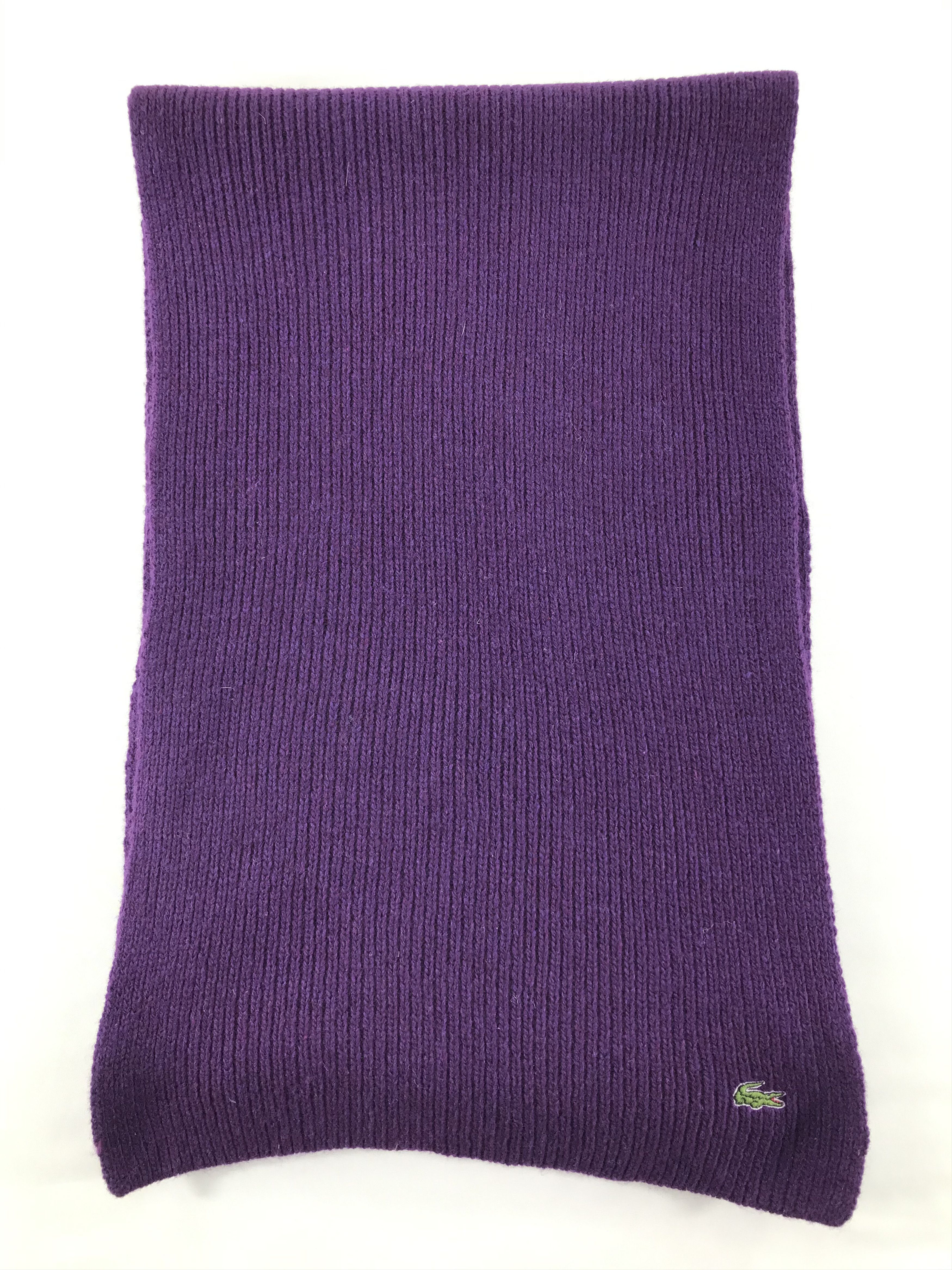 Lacoste Vintage Lacoste Scarf/Muffler/Neckwear MF1538 Size ONE SIZE - 2 Thumbnail