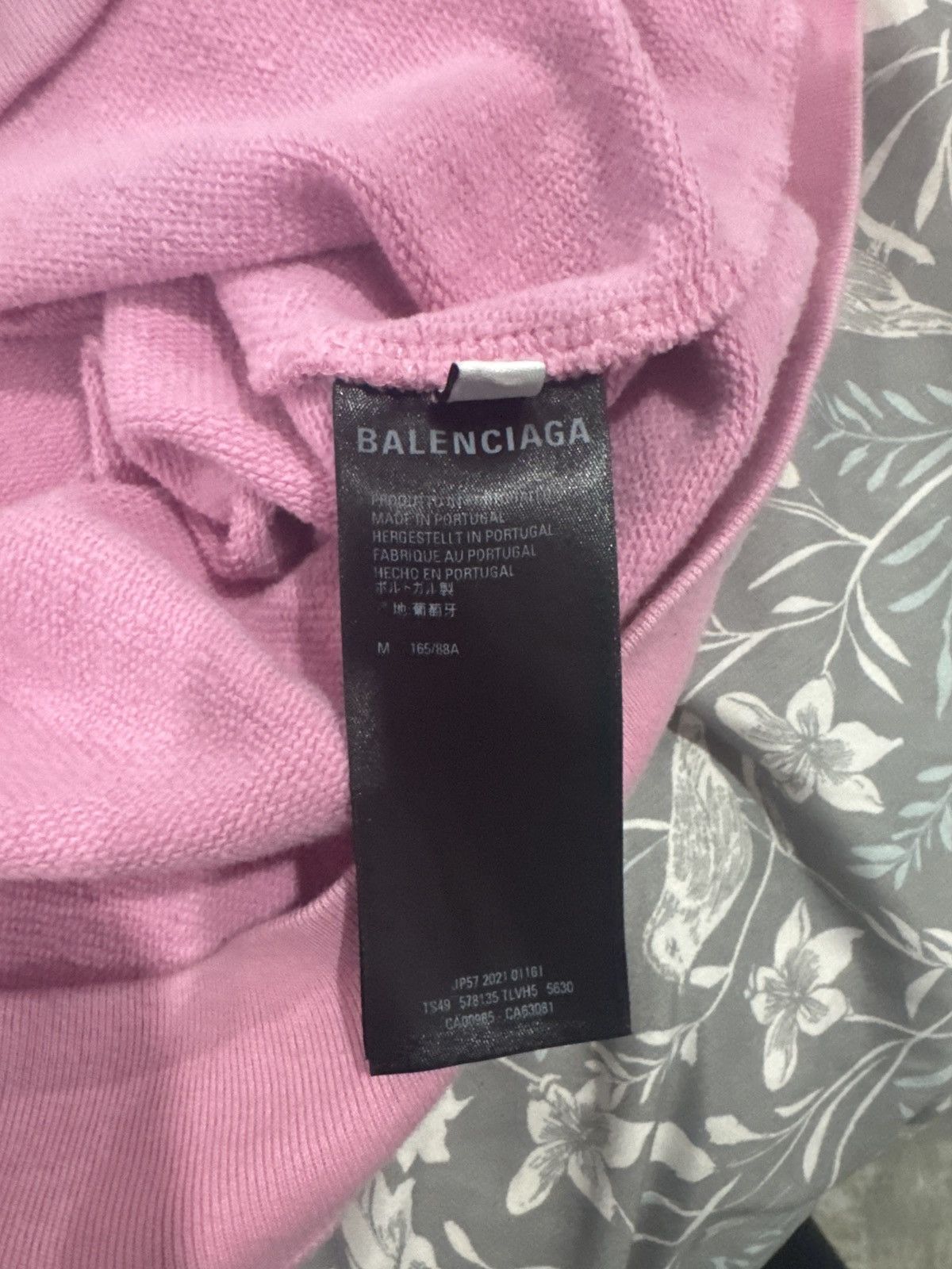 Balenciaga balenciaga bebe pink hoodie Size US M / EU 48-50 / 2 - 5 Thumbnail