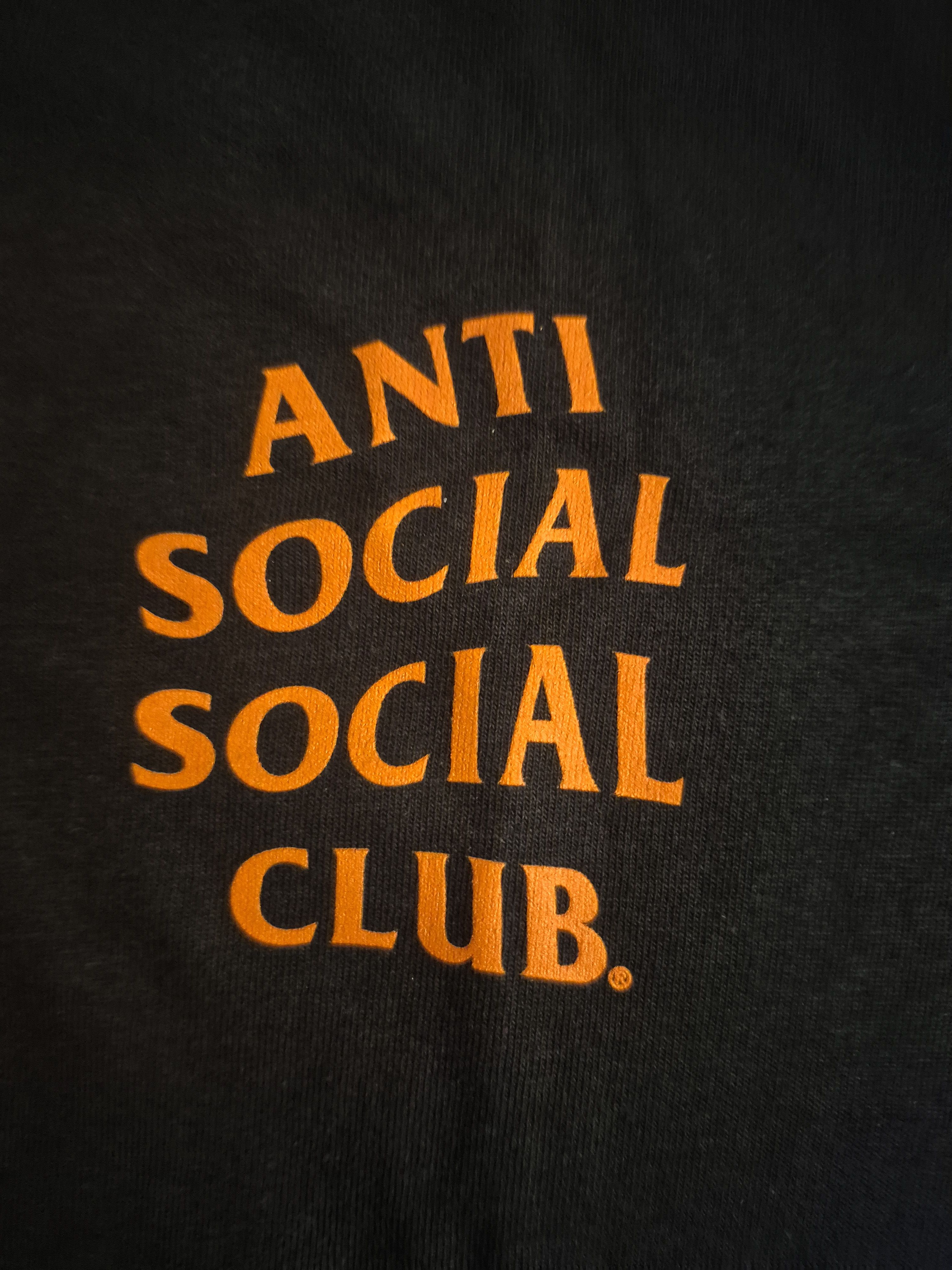 Anti Social Social Club Anti Social Social Club Black Tee Size Medium Size US M / EU 48-50 / 2 - 2 Thumbnail
