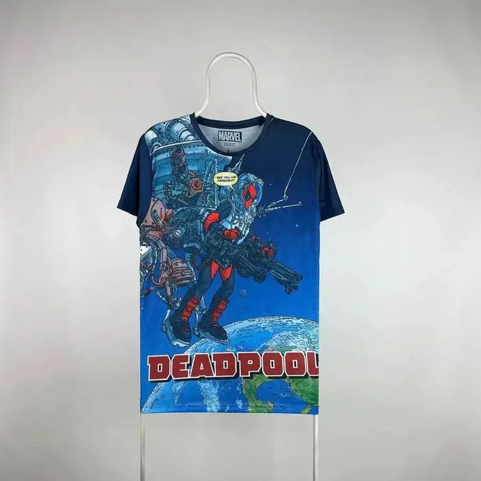 Marvel Comics Marvel comics Deadpool T-shirt anima size Large band tee Size US L / EU 52-54 / 3 - 1 Thumbnail