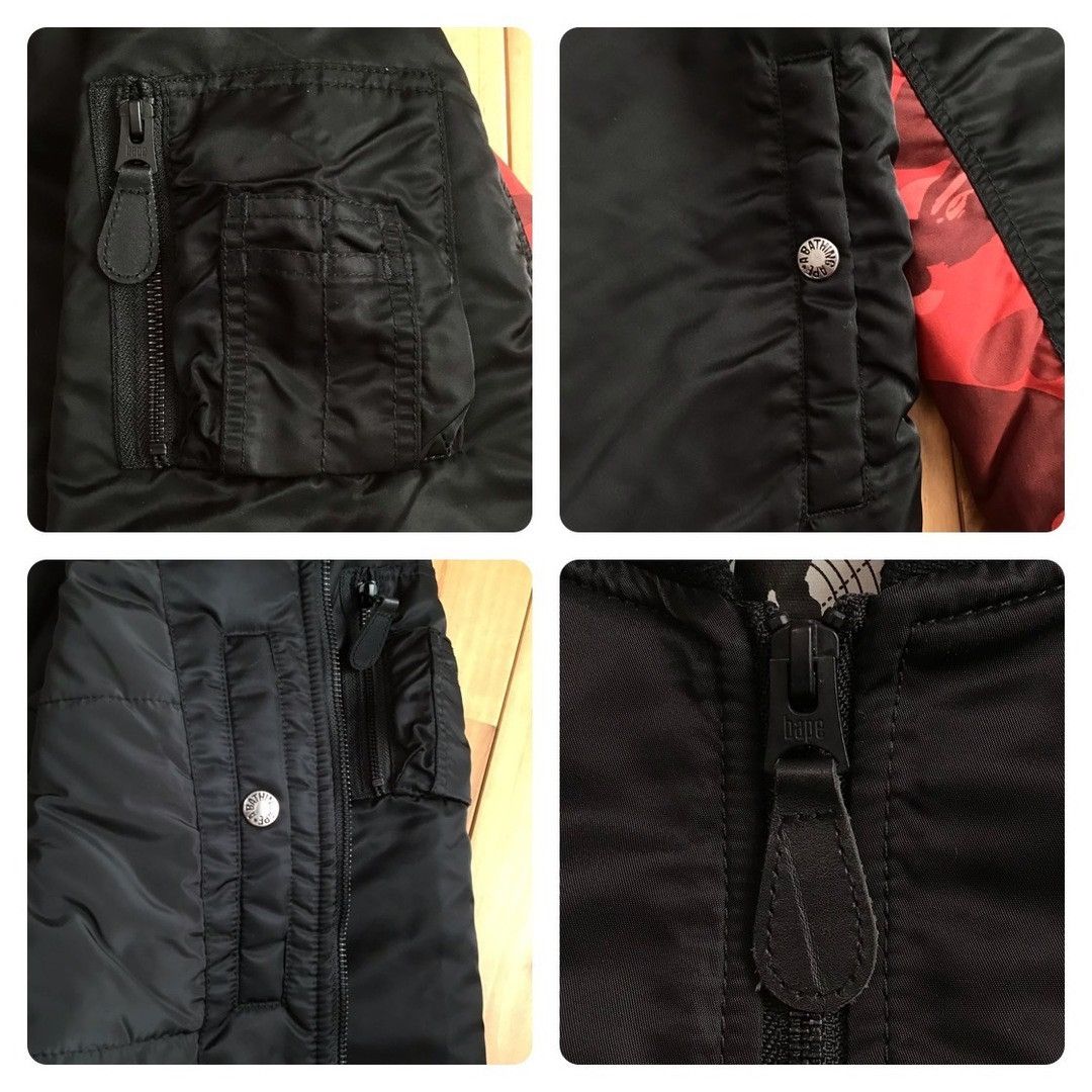Bape BAPE HUNTING LOGO MA-1 Bomber Jacket a bathing ape Size US L / EU 52-54 / 3 - 7 Thumbnail
