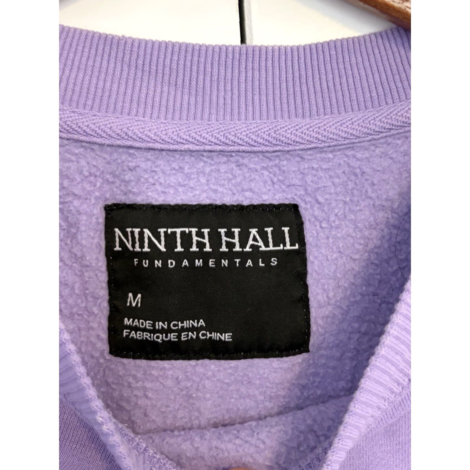 Vintage Ninth Hall Fundamentals Sweatshirt Womens Crewneck Purple sz Medium Pullover Heavyweight Logo Size M / US 6-8 / IT 42-44 - 5 Thumbnail