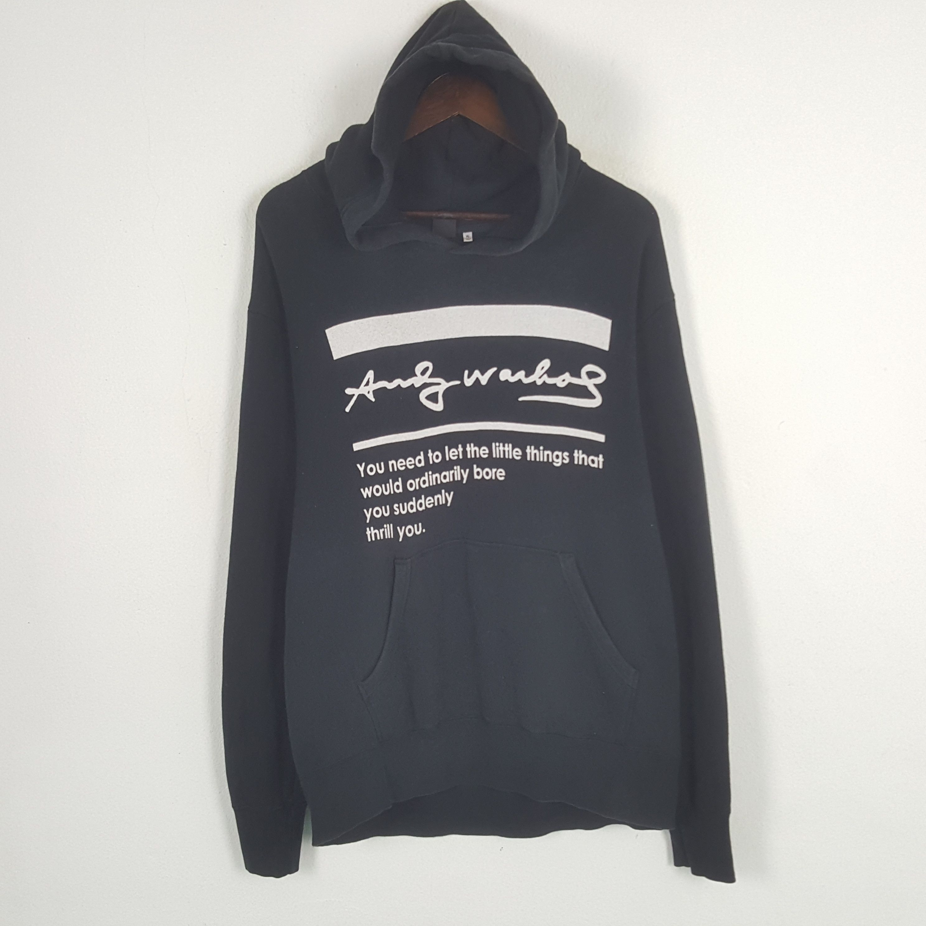 Andy Warhol × Vintage Vintage Andy Warhol Sweatshirt Hoodies Size US L / EU 52-54 / 3 - 1 Thumbnail