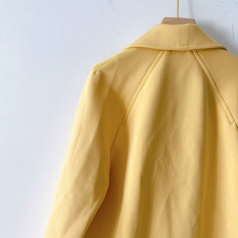 Max Mara Max Mara Yellow Coat Jacket Size XS / US 0-2 / IT 36-38 - 6 Thumbnail