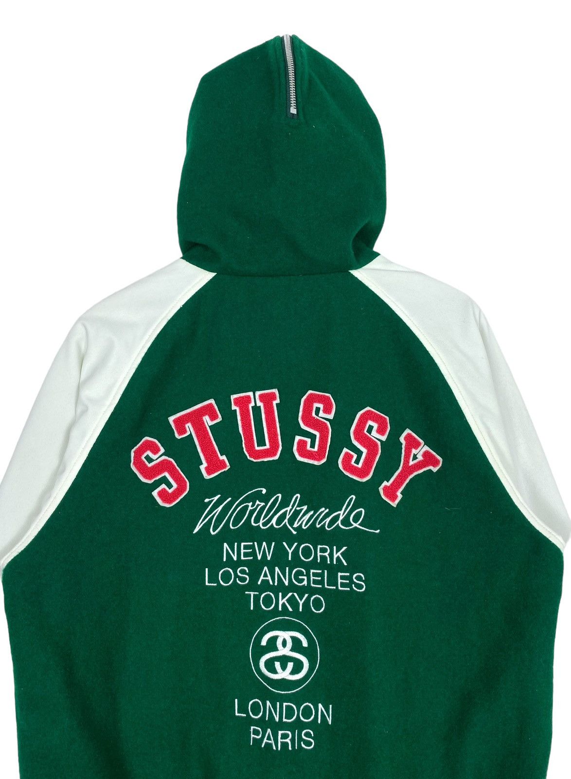 Stussy Stussy Worldwide New York Los Angeles Tokyo Wool Varsity Size US M / EU 48-50 / 2 - 2 Thumbnail
