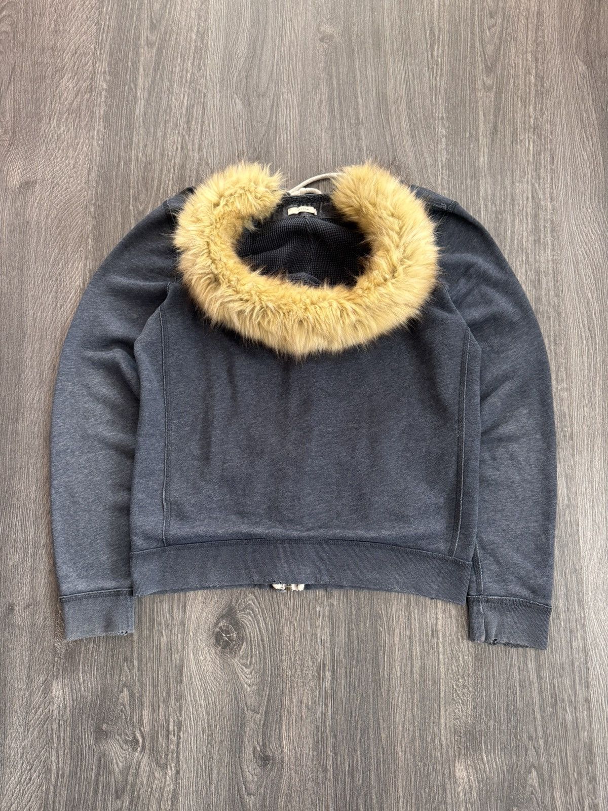 Abercrombie & Fitch Y2K Vintage Abercrombie Fur Hoodie Made in Japan Size US L / EU 52-54 / 3 - 6 Thumbnail