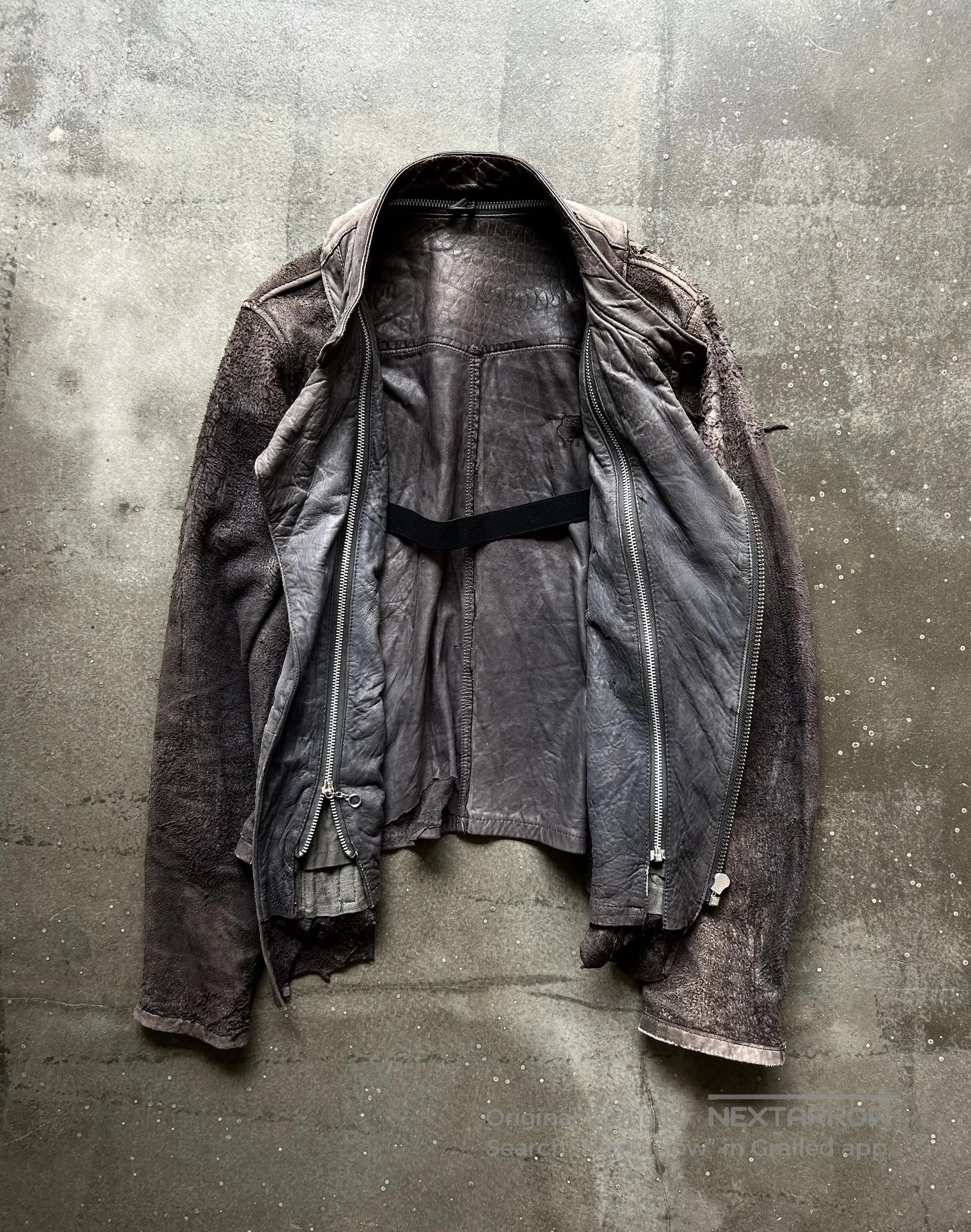 Maison MIHARA YASUHIRO MiharaYasuhiro Early Distressed Leather Jacket. Size US M / EU 48-50 / 2 - 3 Thumbnail