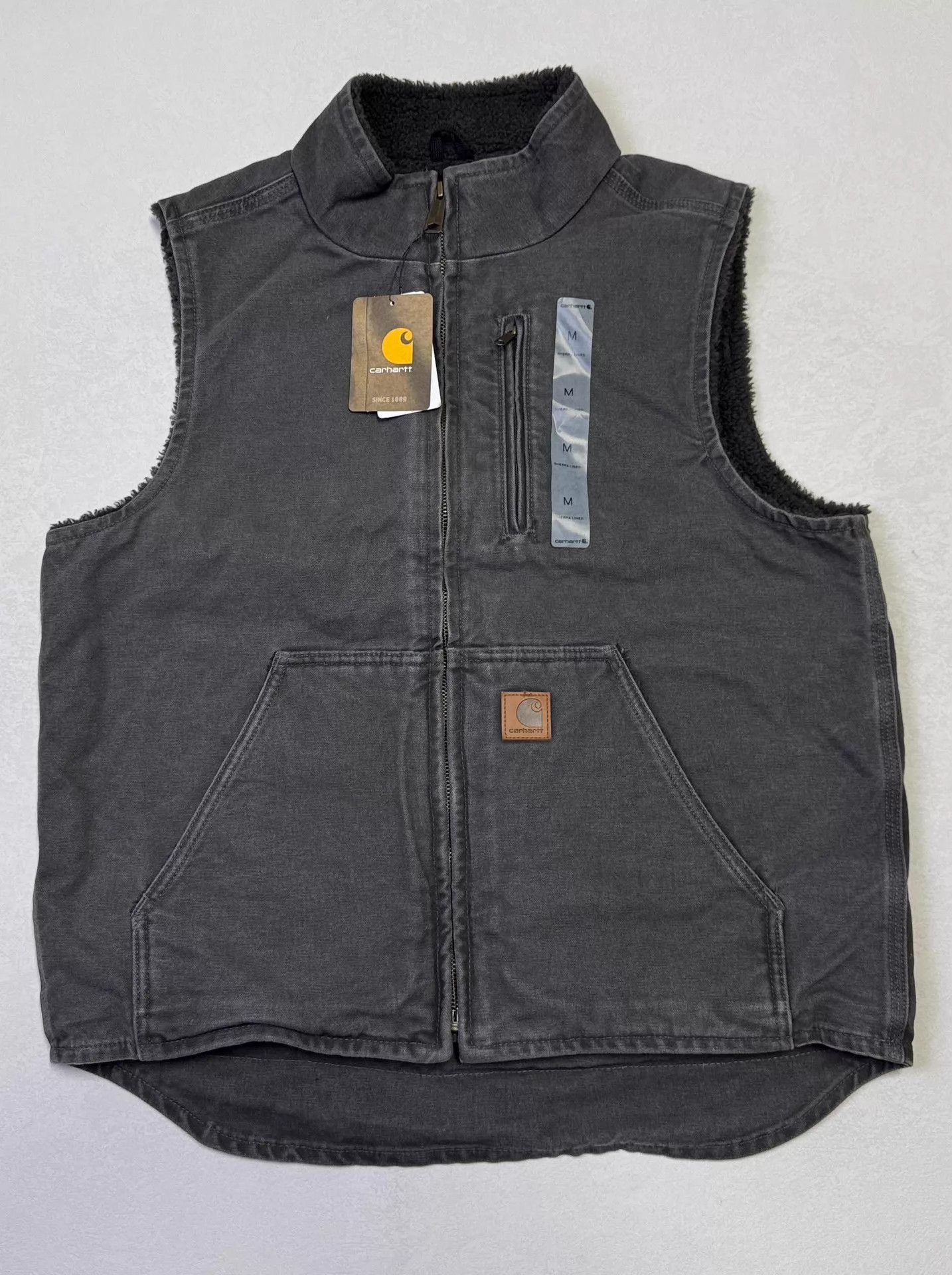 Carhartt Carhartt V33 GVL Washed Vest Gray M Vintage Size US M / EU 48-50 / 2 - 1 Thumbnail