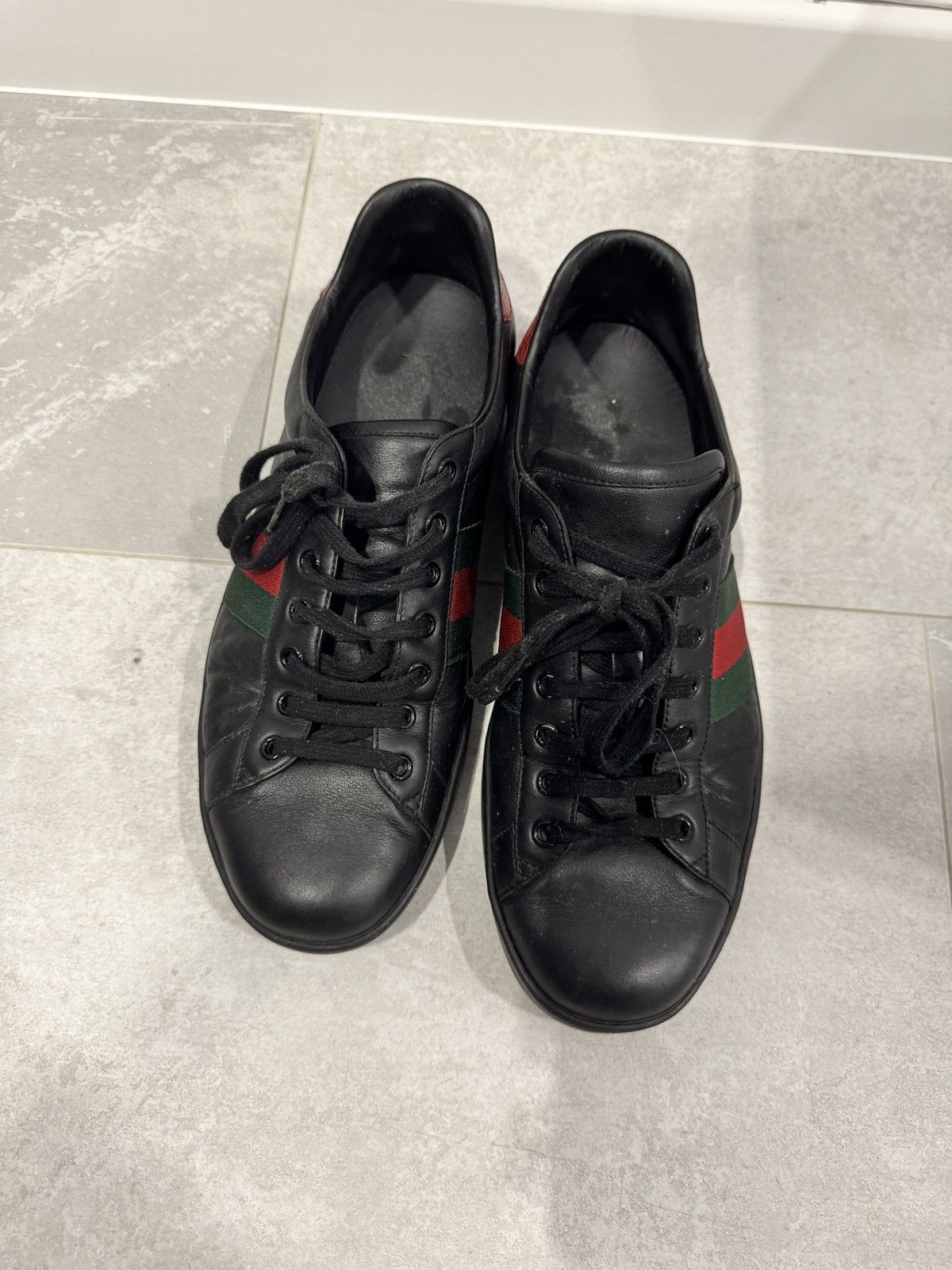 Gucci Gucci Ace Sneaker Black Size US 11 / EU 44 - 2 Thumbnail