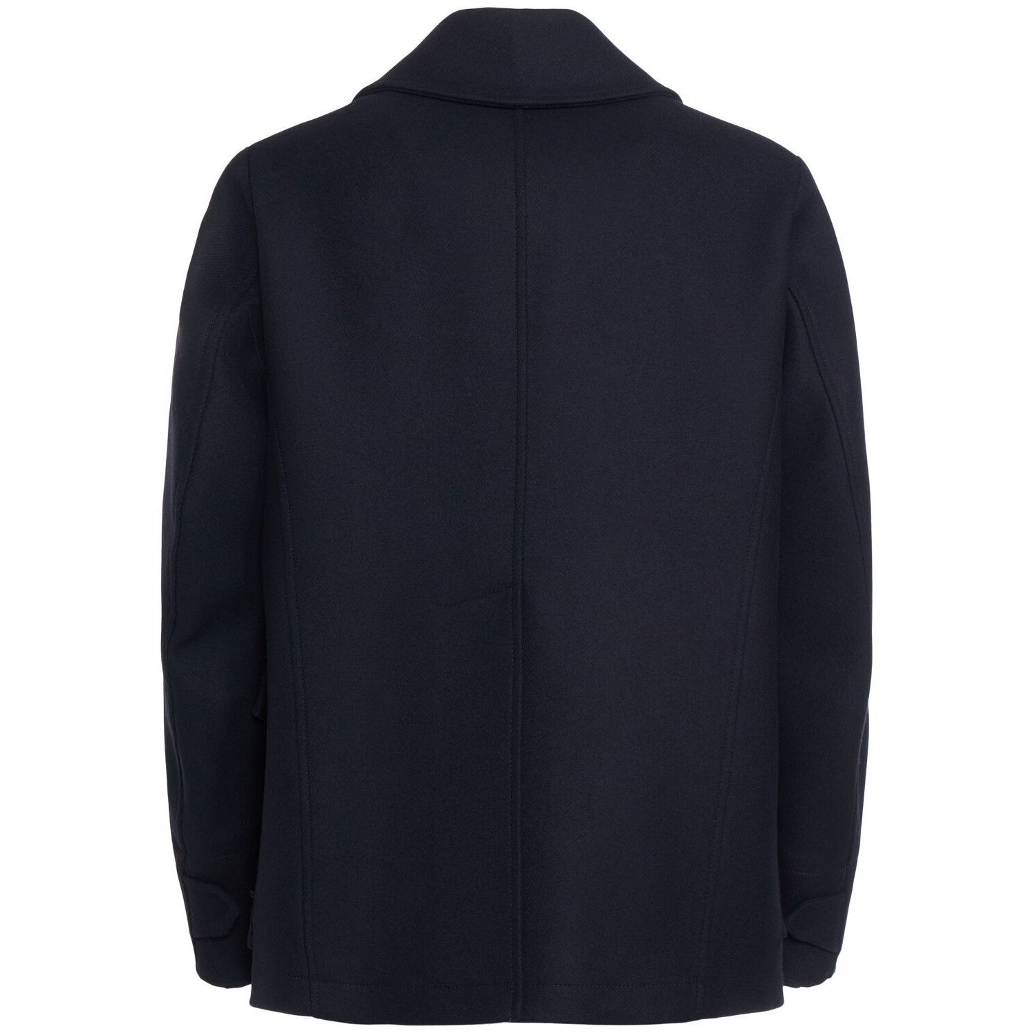 Dsquared2 DSQUARED2 Navy Felted Wool Pea Coat New & Authentic (Men's s Size US XXL / EU 58 / 5 - 2 Thumbnail