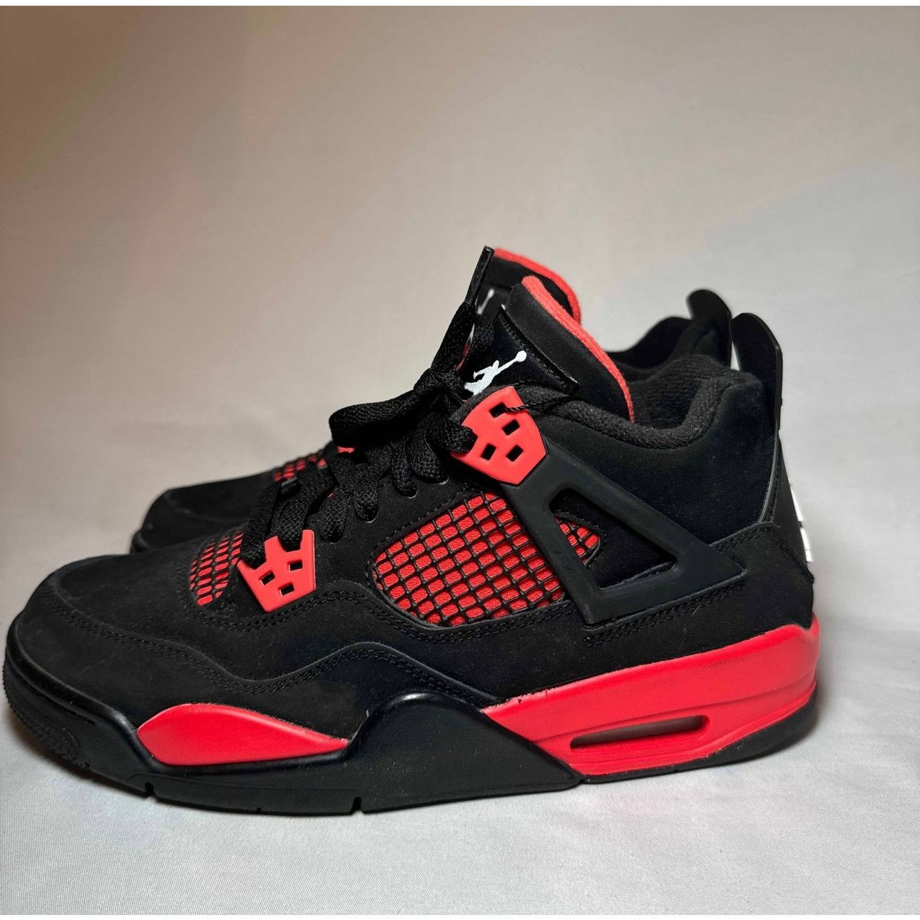 Jordan Brand × Nike Size 6.5 Nike Air Jordan 4 Retro GS Red Thunder Men's Shoes Size US 6.5 / EU 39-40 - 8 Thumbnail