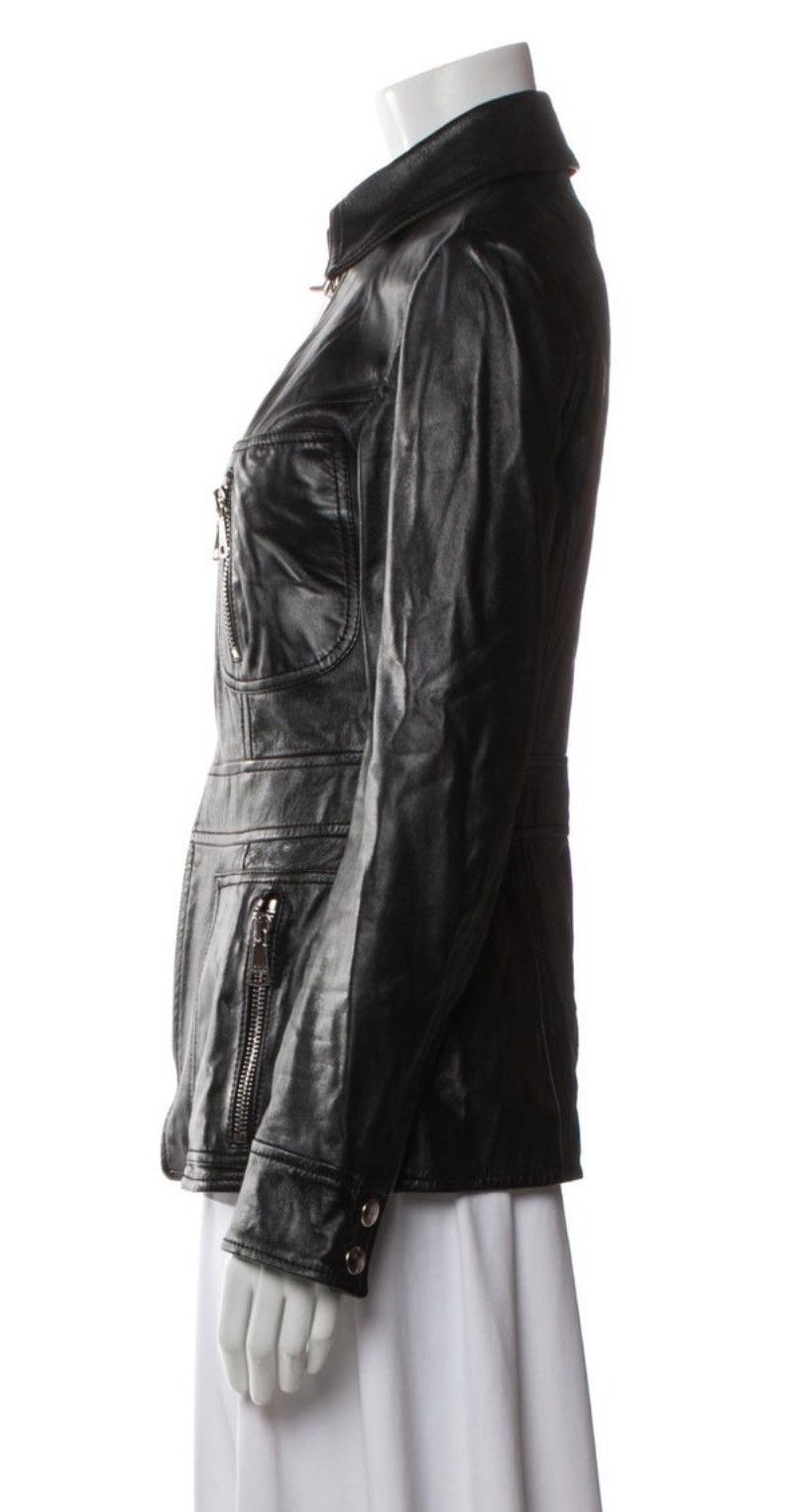 Dolce & Gabbana Dolce Gabbana Vintage 2000s Biker Jacket Size M / US 6-8 / IT 42-44 - 10 Thumbnail