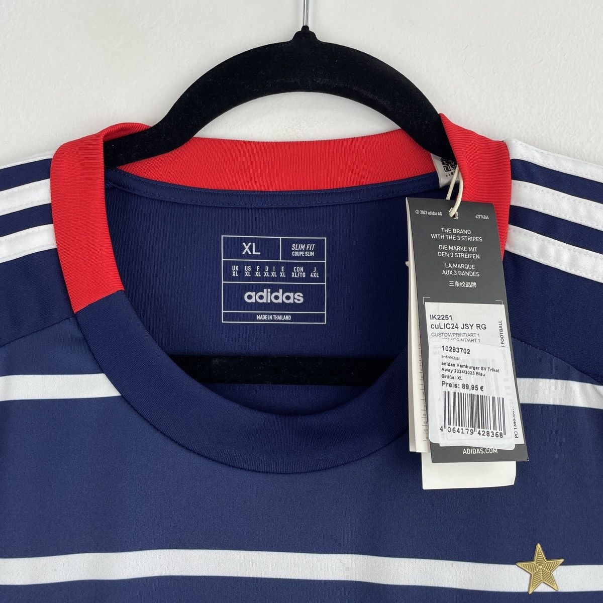 Adidas Hamburg SV Away Adidas Jersey Shirt Men 2024/2025 size XL Size US XL / EU 56 / 4 - 4 Thumbnail