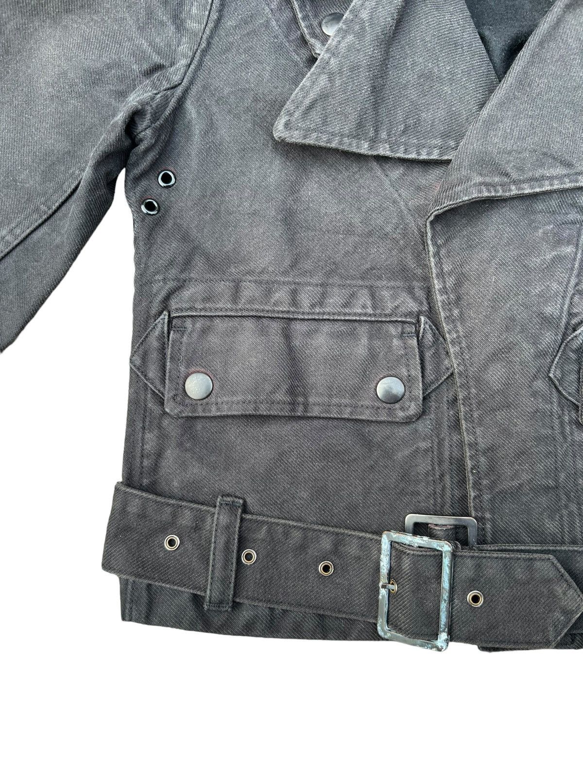 HYKE × If Six Was Nine Green Hideaki Yoshihara Coyote Fur Rider Denim Jacket Size US S / EU 44-46 / 1 - 6 Thumbnail