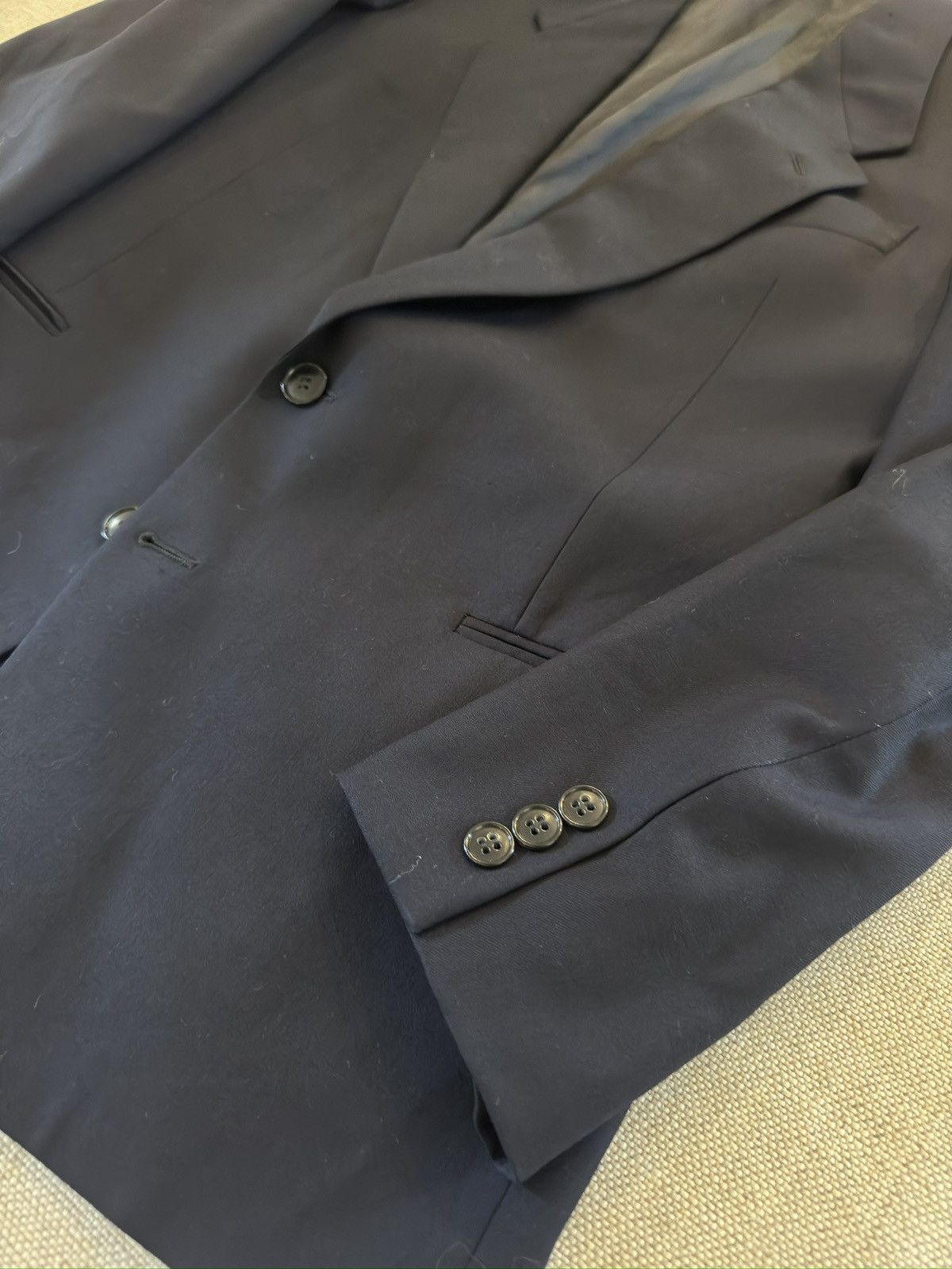Giorgio Armani × Vintage Giorgio Armani Made in Italy Jacket in Midnight Navy 39R Size 38R - 7 Thumbnail