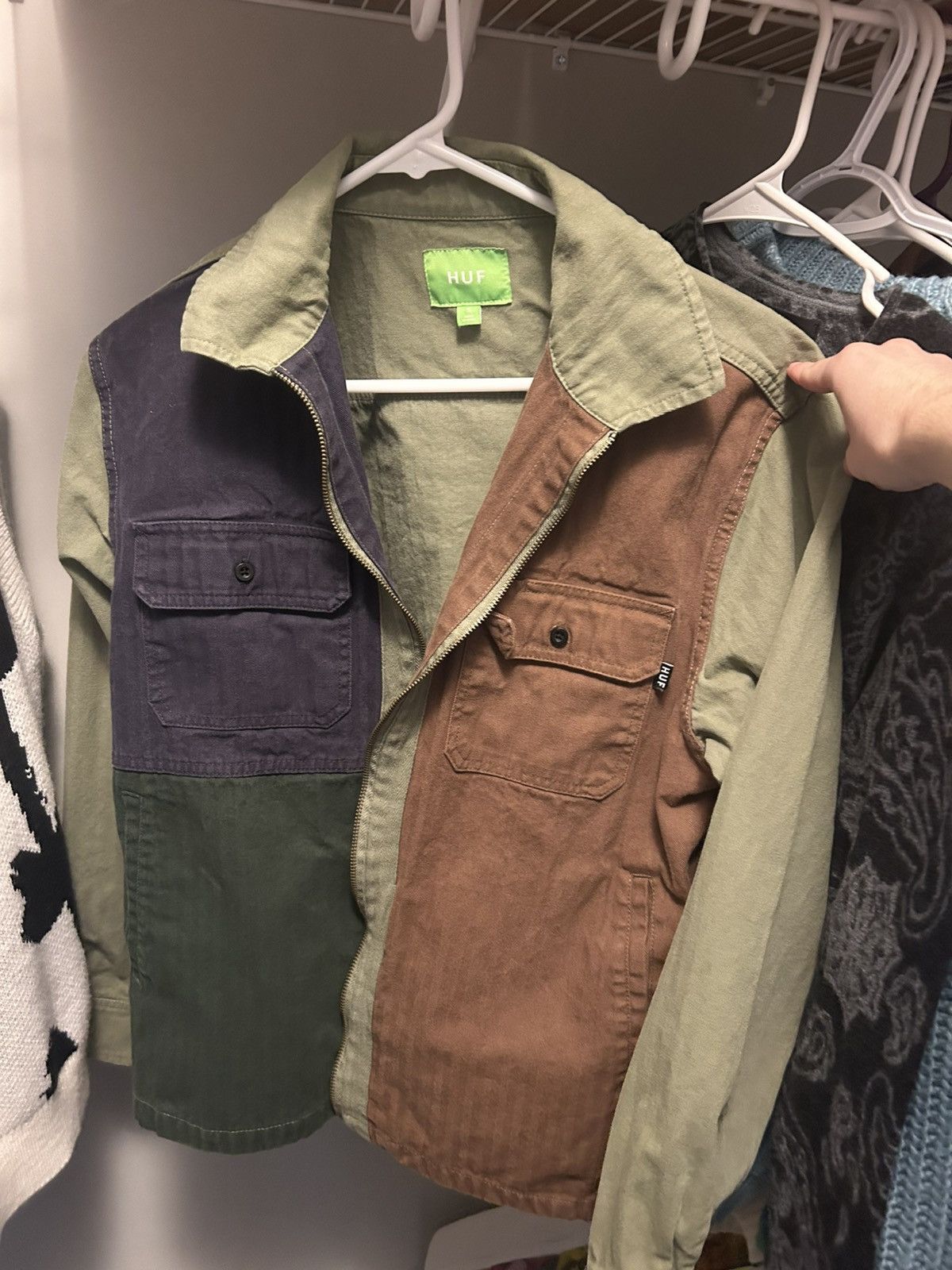 Huf Huf Multi Color Work Jacket Size US S / EU 44-46 / 1 - 1 Thumbnail
