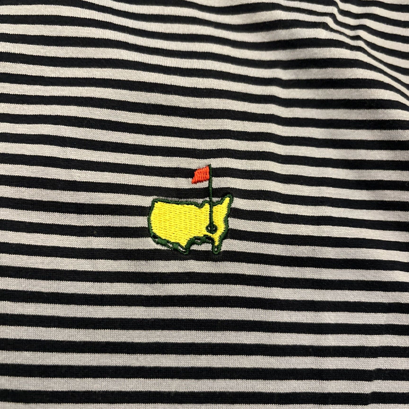 Vintage Masters Collection Polo Shirt Men 2XL Navy Blue Striped Golf Amen Corner Size US XXL / EU 58 / 5 - 2 Thumbnail