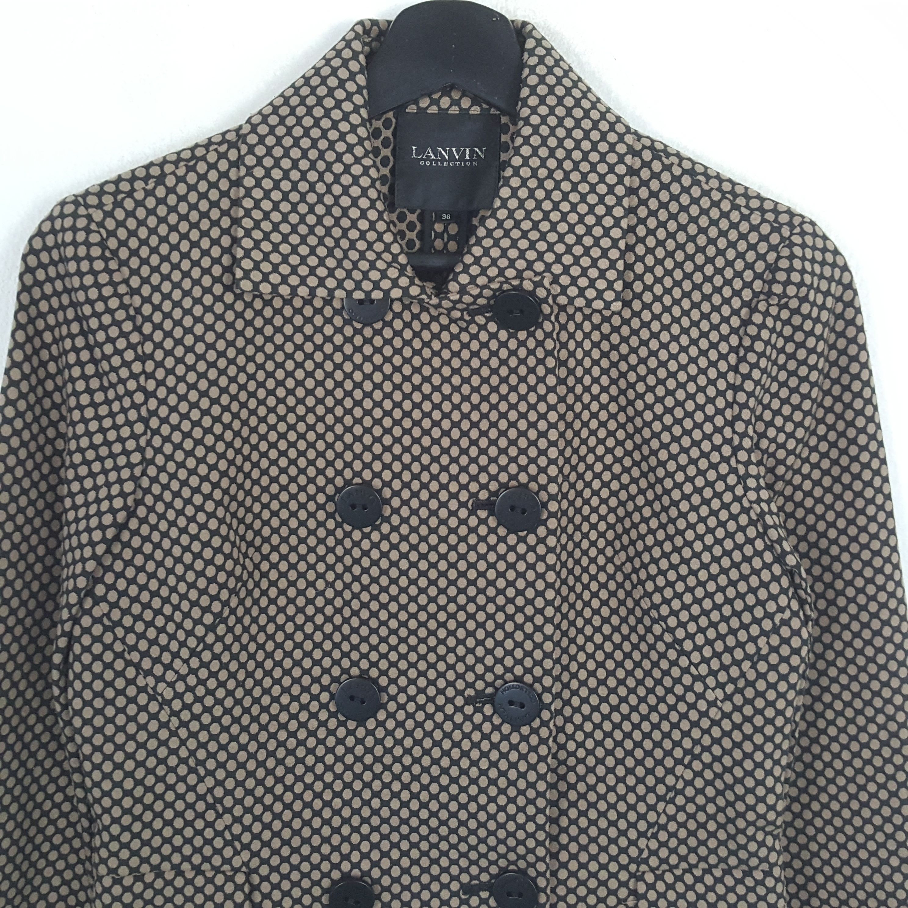 Lanvin × Vintage LANVIN Designer Brand Fashion Style Blazer Size XS / US 0-2 / IT 36-38 - 2 Thumbnail