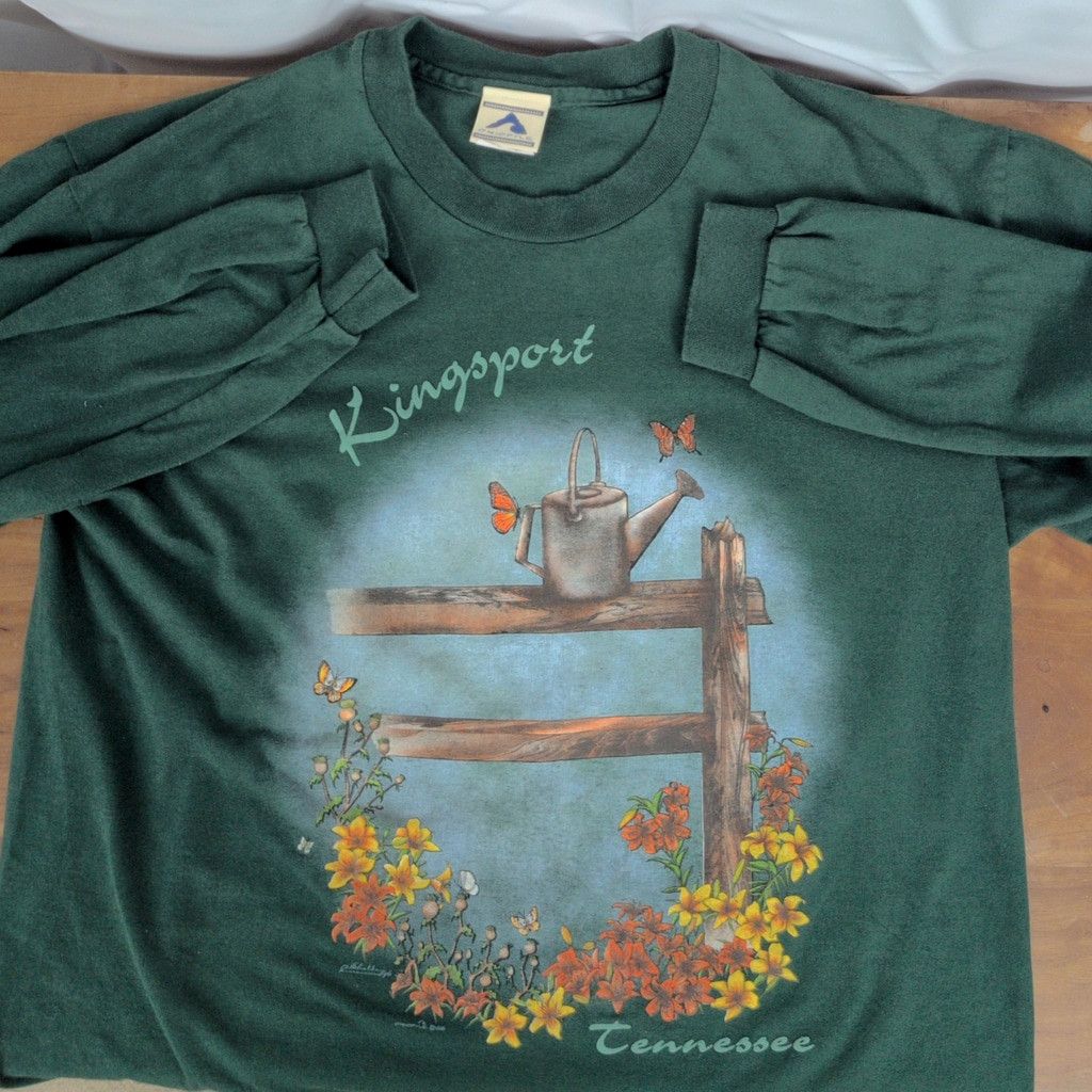 Vintage Vintage USA Made Kingsport TN Long Sleeve T-Shirt Large Size US L / EU 52-54 / 3 - 1 Thumbnail