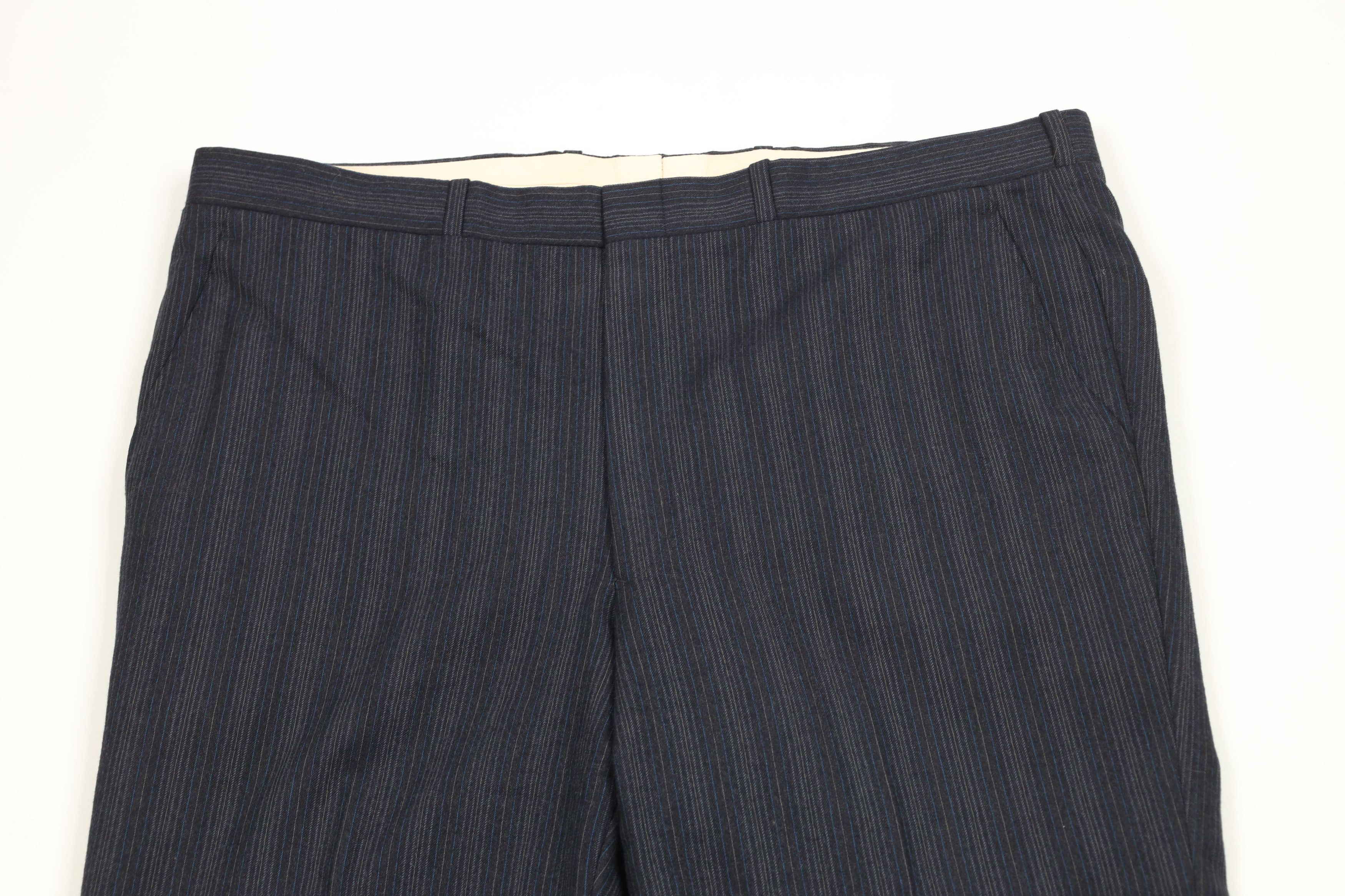 Vintage Vintage 70s Streetwear Wool Striped Bell Bottoms Chino Pants Size US 40 / EU 56 - 2 Thumbnail