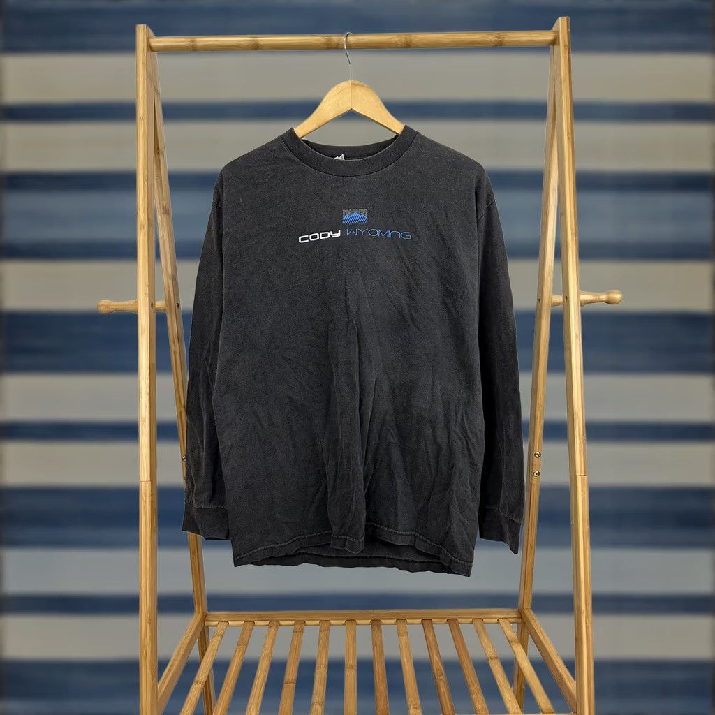 Vintage VINTAGE Kanye West Ranch Long Sleeve T-Shirt Size L Black Workwear Faded Hip Hop Rap Mens Size US L / EU 52-54 / 3 - 1 Thumbnail