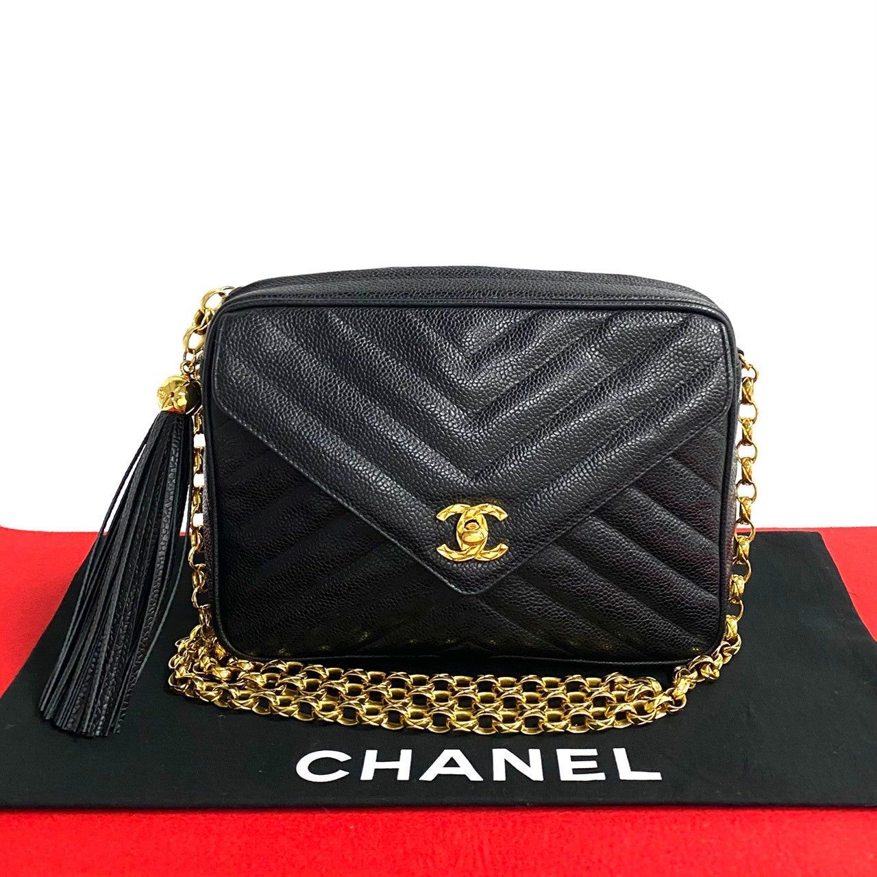 Chanel Chanel Shoulder Bag Black Leather Size ONE SIZE - 1 Thumbnail