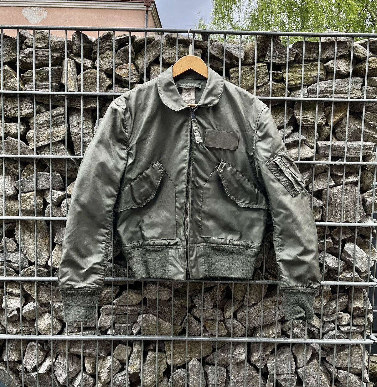 image of Vintage Alpha Industries Usa Flyer’S Jacket Cwu-36/p in Green, Men's (Size Medium)