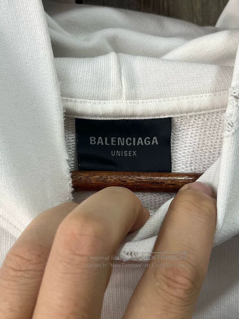 Balenciaga Balenciaga Racing Slogan Barrage Lettering Logo Hoodie Size US M / EU 48-50 / 2 - 7 Thumbnail