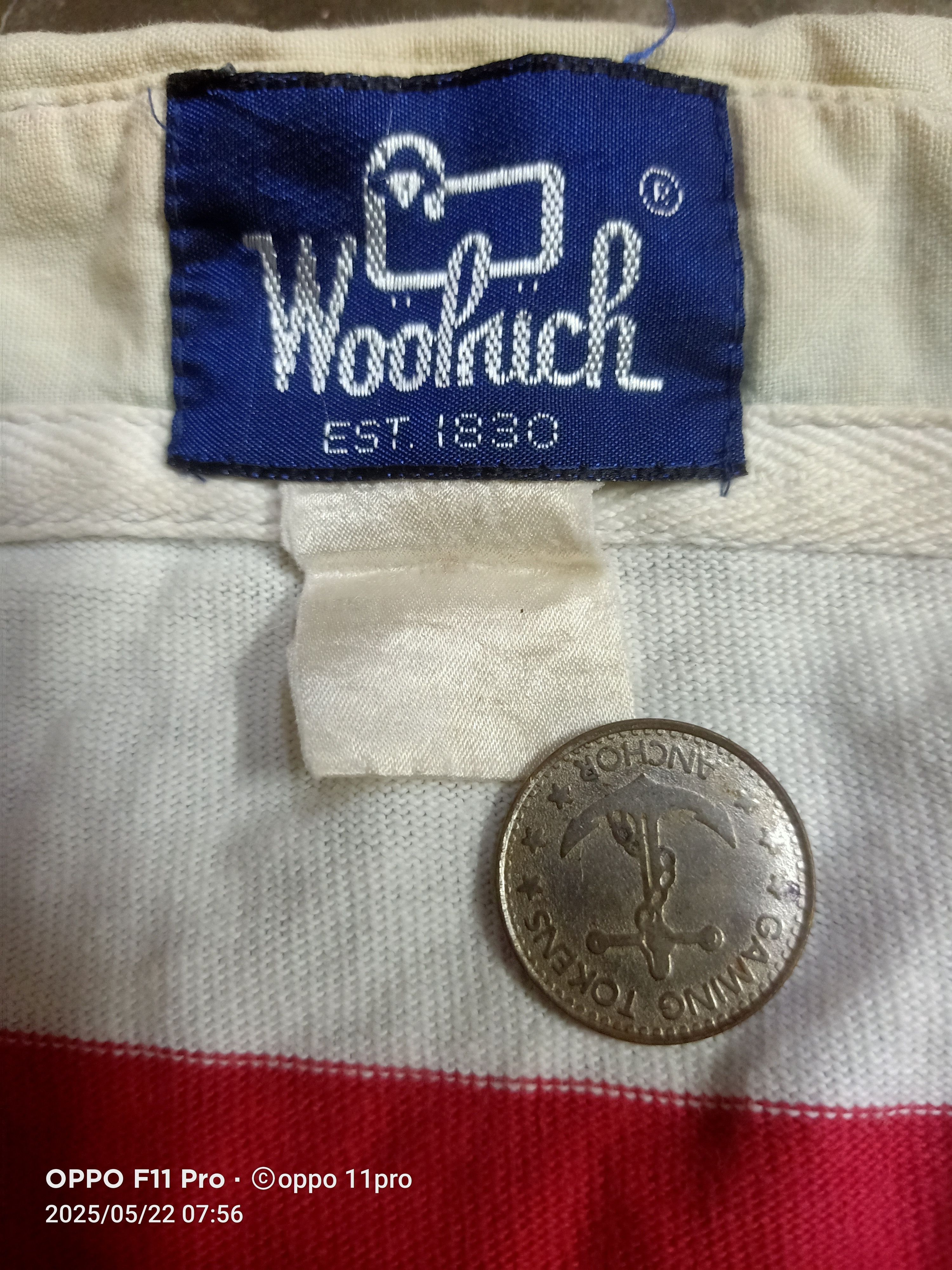 Vintage × Woolrich Woolen Mills Woolrich 90s Vintage Rugby Polo Tee Size US L / EU 52-54 / 3 - 3 Thumbnail