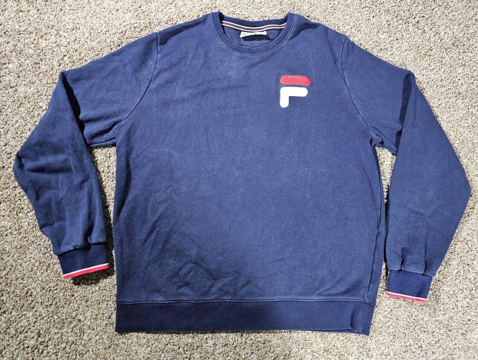 Fila FILA Sweatshirt Sport Retro Embroidered Logo Size L Y2K Size US 34 / EU 50 - 1 Thumbnail