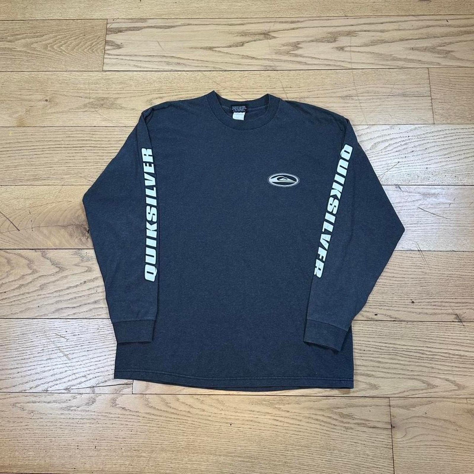 Quiksilver × Vintage Vintage Quiksilver Long Sleeve T-shirt Size US XL / EU 56 / 4 - 1 Thumbnail