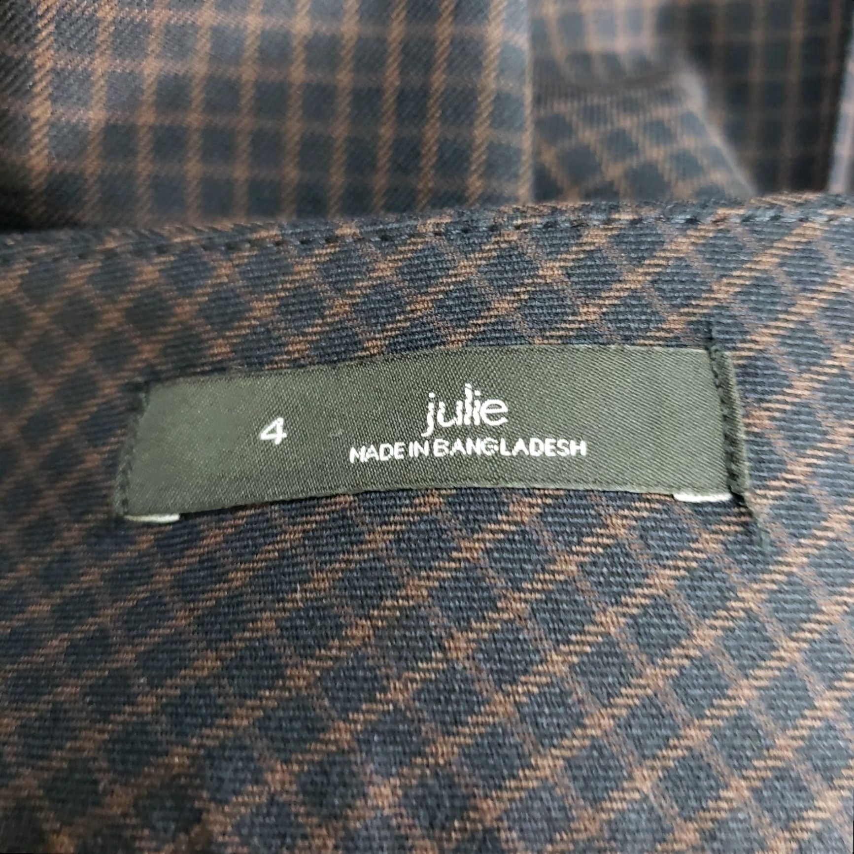 Ann Taylor Ann Taylor LOFT Womens Julie Pants Sz 4 Blue Brown Mid Rise Size 27" / US 4 / IT 40 - 7 Thumbnail