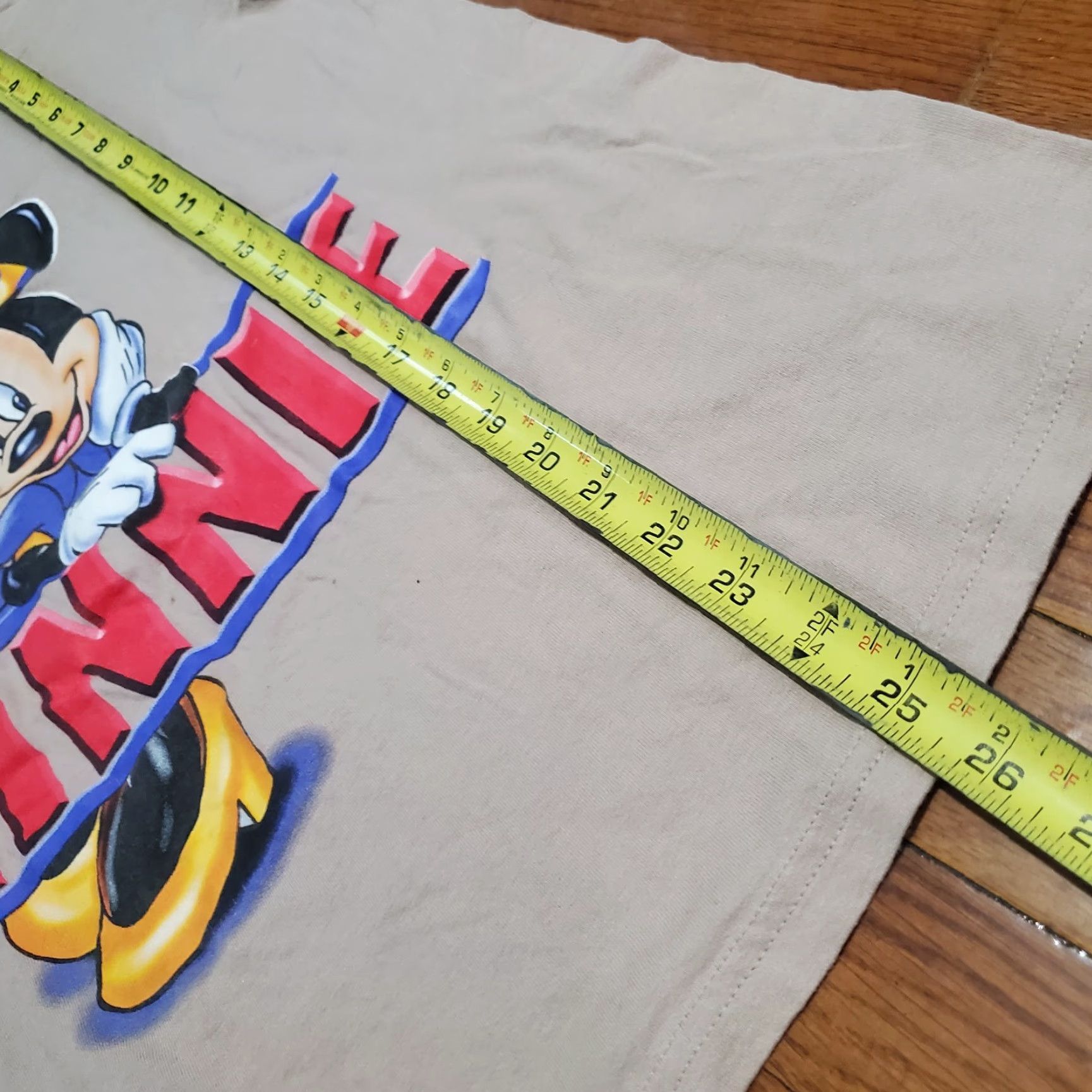 Disney VINTAGE Disney Mickey Mouse T-Shirt Adult Small Brown Logo Graphic Tee Size US S / EU 44-46 / 1 - 7 Thumbnail