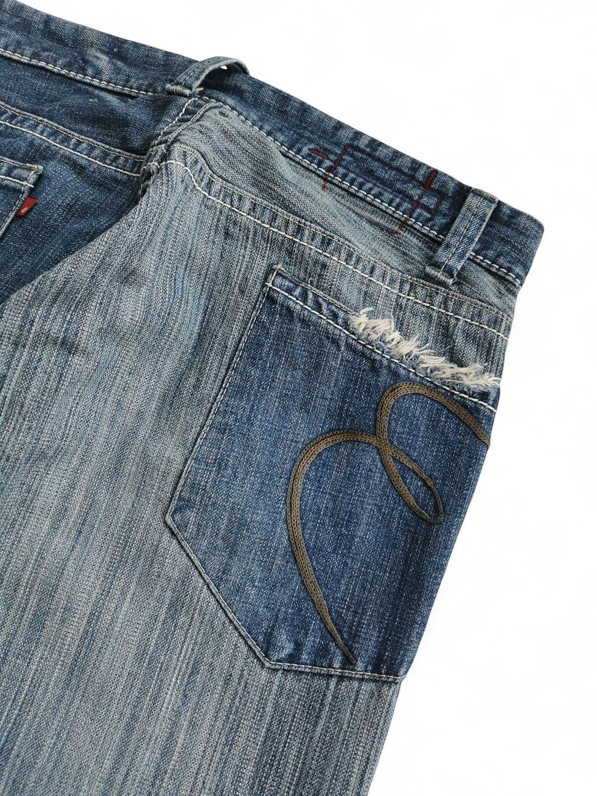 Japanese Brand Vintage Japanese Brand Style Kapital Port Patchwork Jeans Size US 30 / EU 46 - 3 Thumbnail