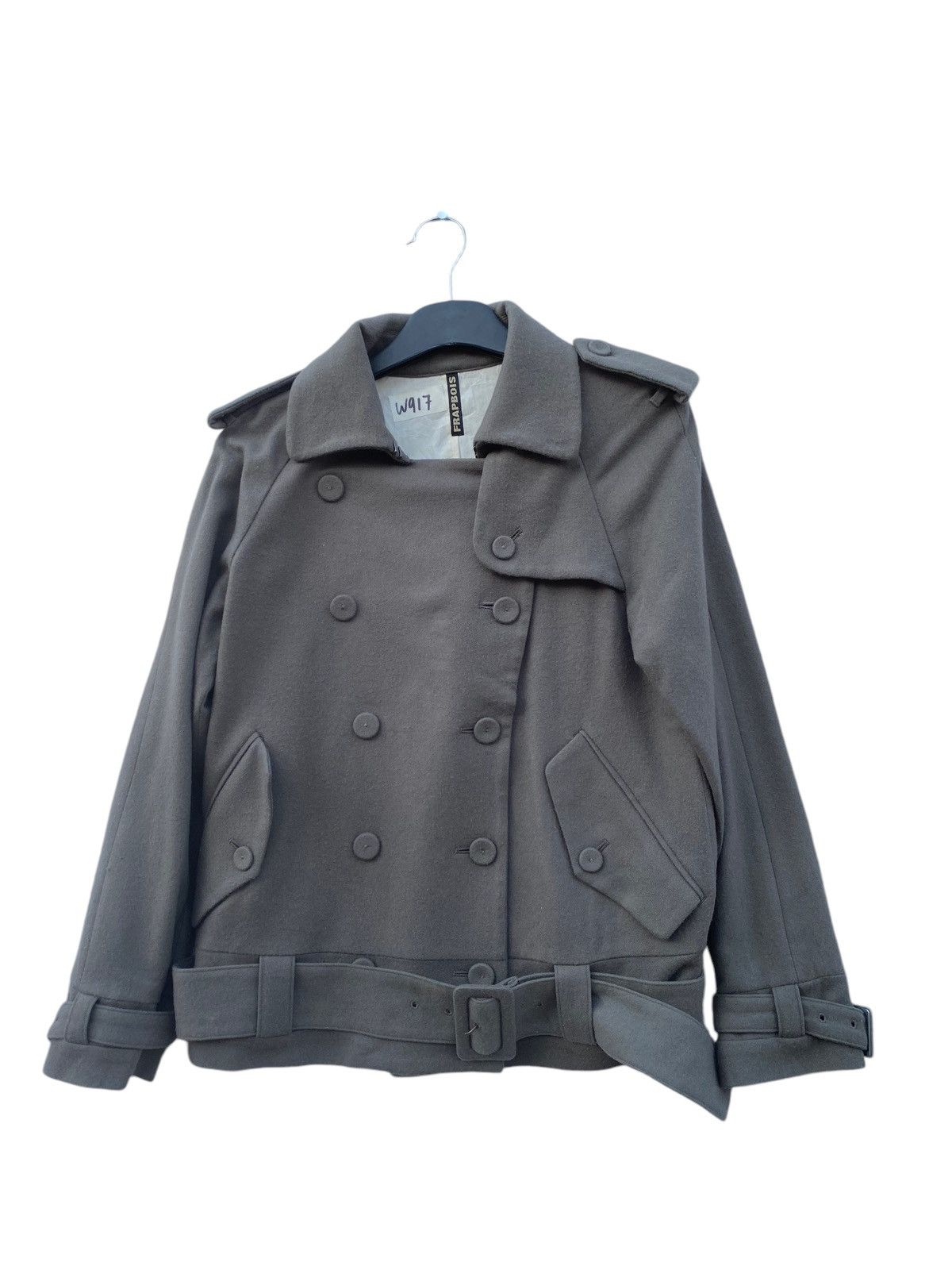 Frapbois Frapbois Issey Miyake Short Trench Coat Size US M / EU 48-50 / 2 - 1 Thumbnail