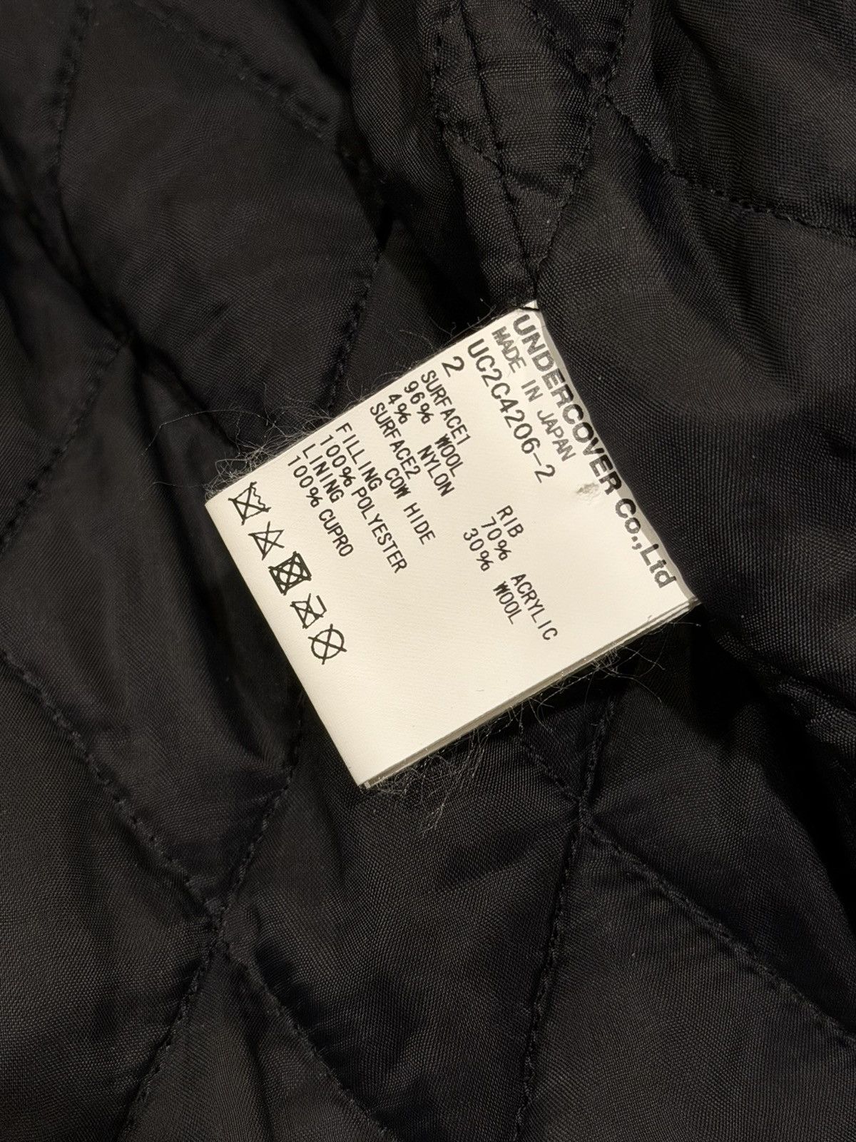 Undercover Undercover Black A Wolf Will Never Be A Pet Varsity Jacket Size US M / EU 48-50 / 2 - 21 Thumbnail
