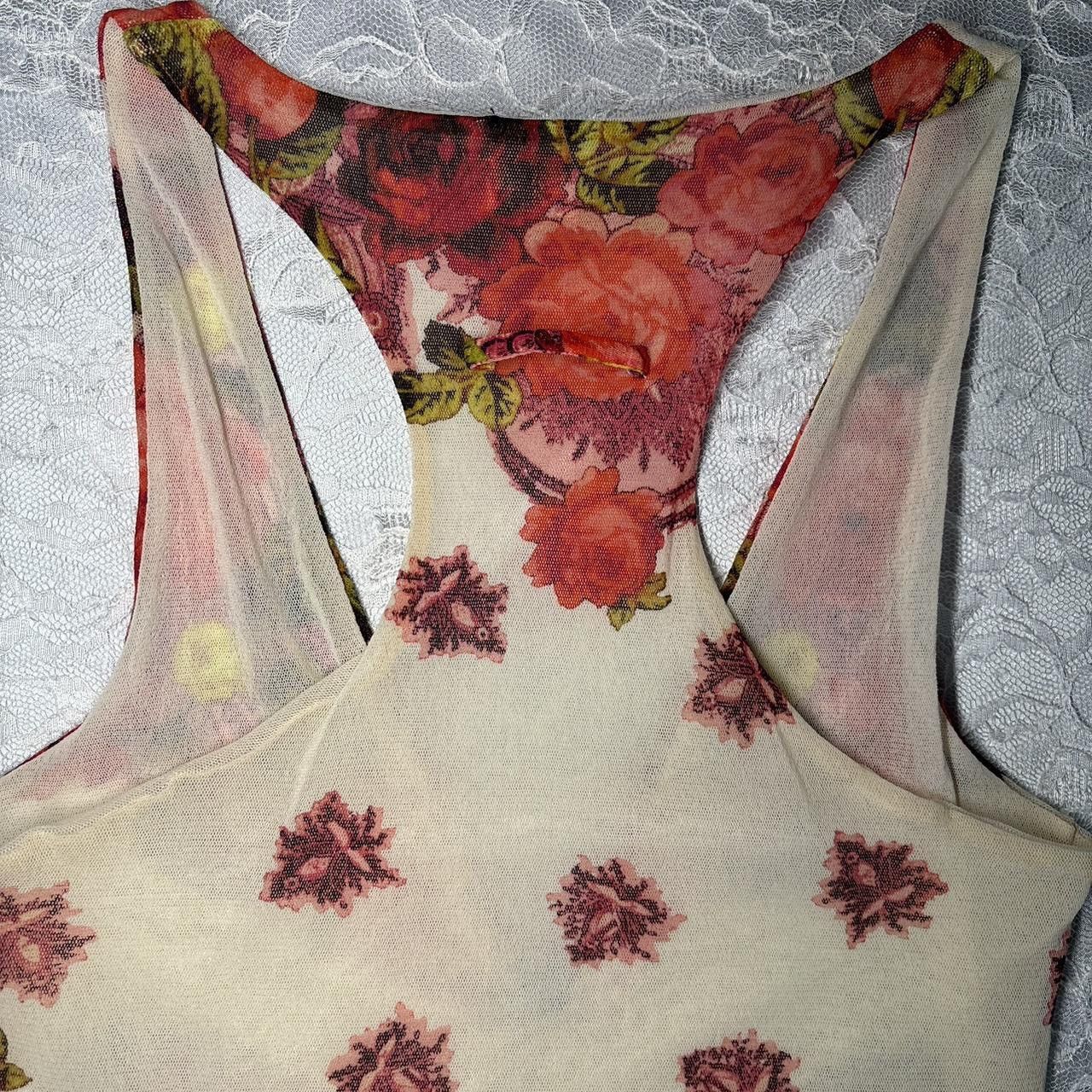Jean Paul Gaultier JPG Mesh Floral Top Size S / US 4 / IT 40 - 5 Thumbnail
