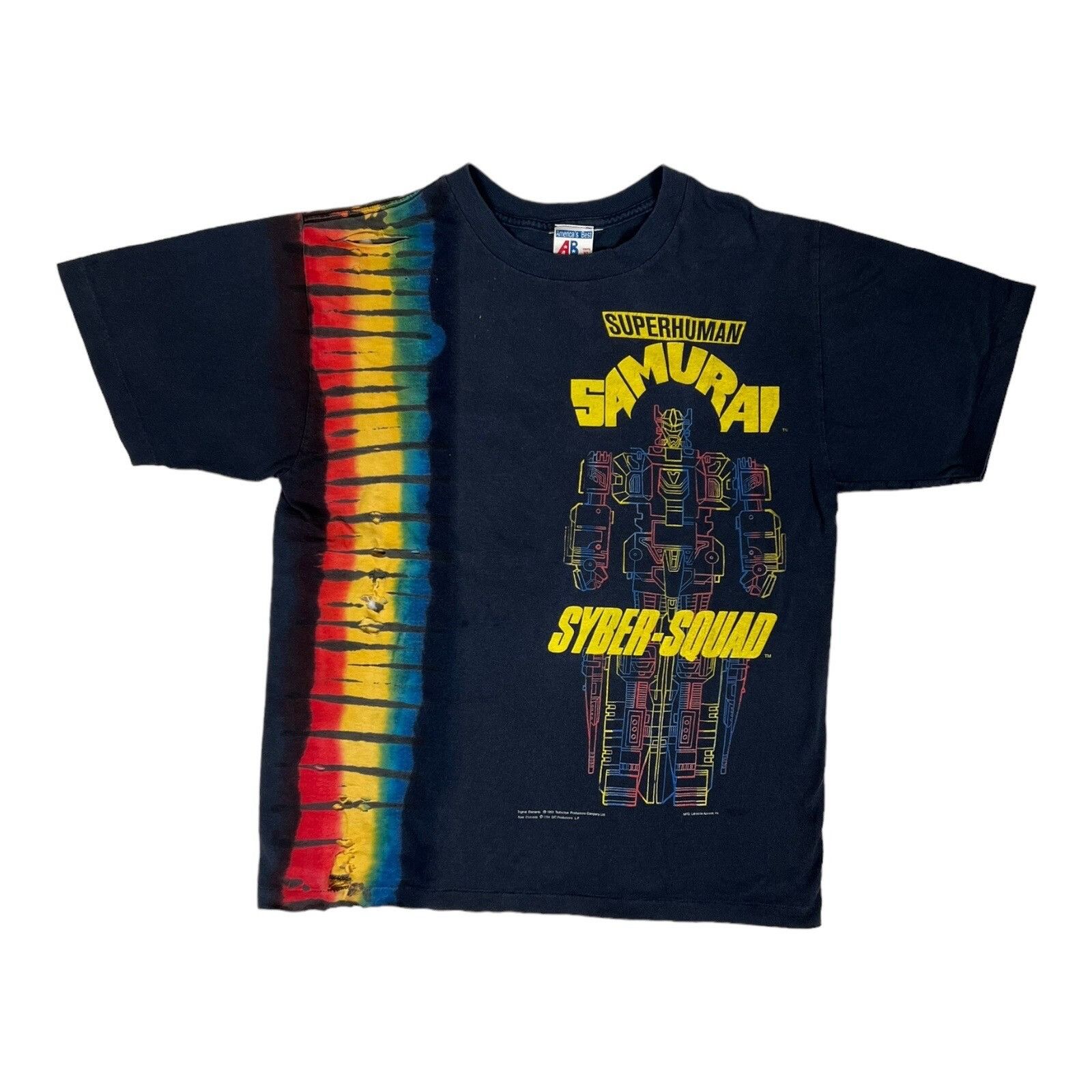 Vintage Vintage Superhuman Samurai Syber Squad T-Shirt 1993 Youth XL Size US M / EU 48-50 / 2 - 1 Thumbnail